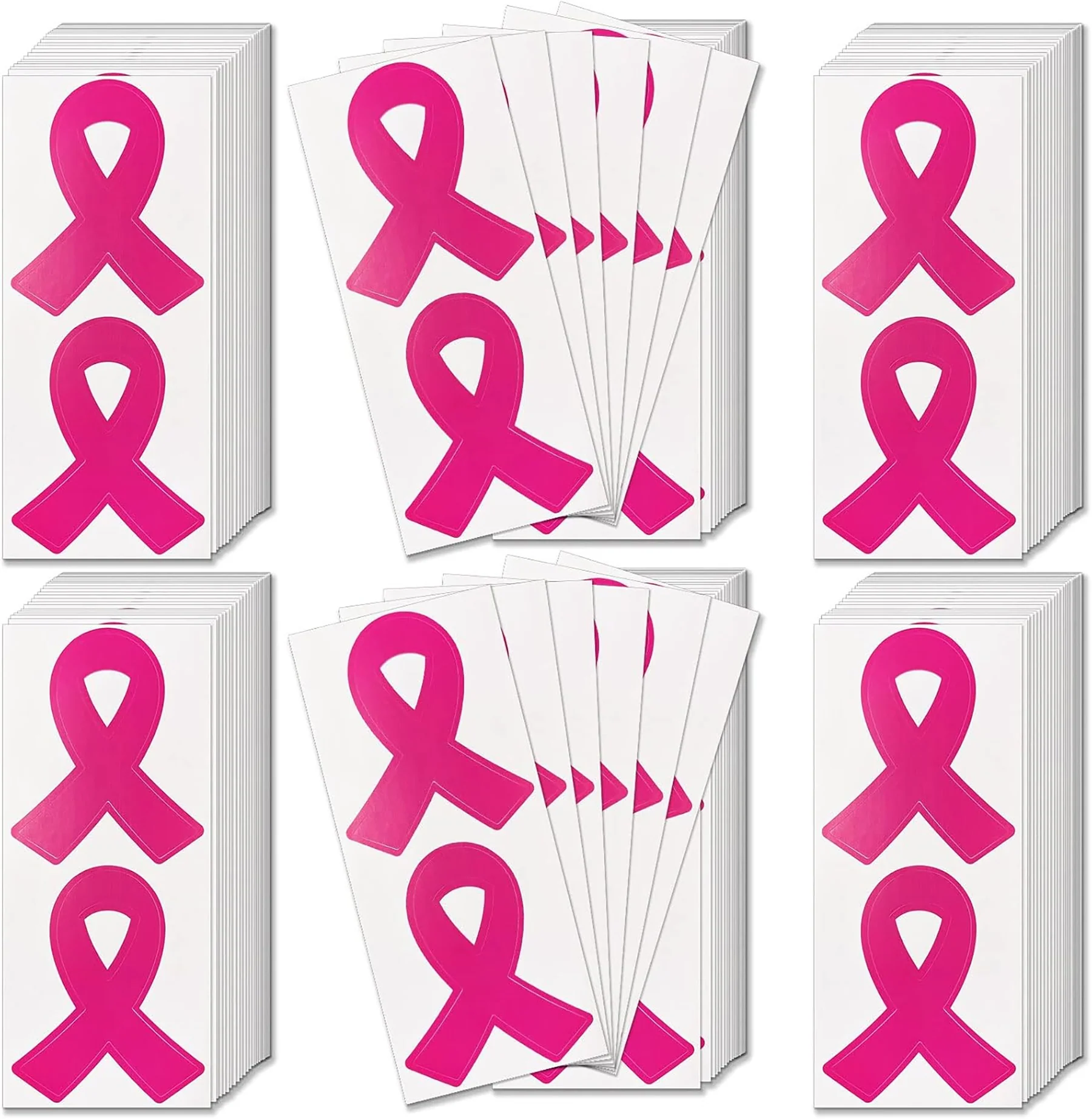 Pink Ribbon Stickers Breast Cancer Awareness Stickers