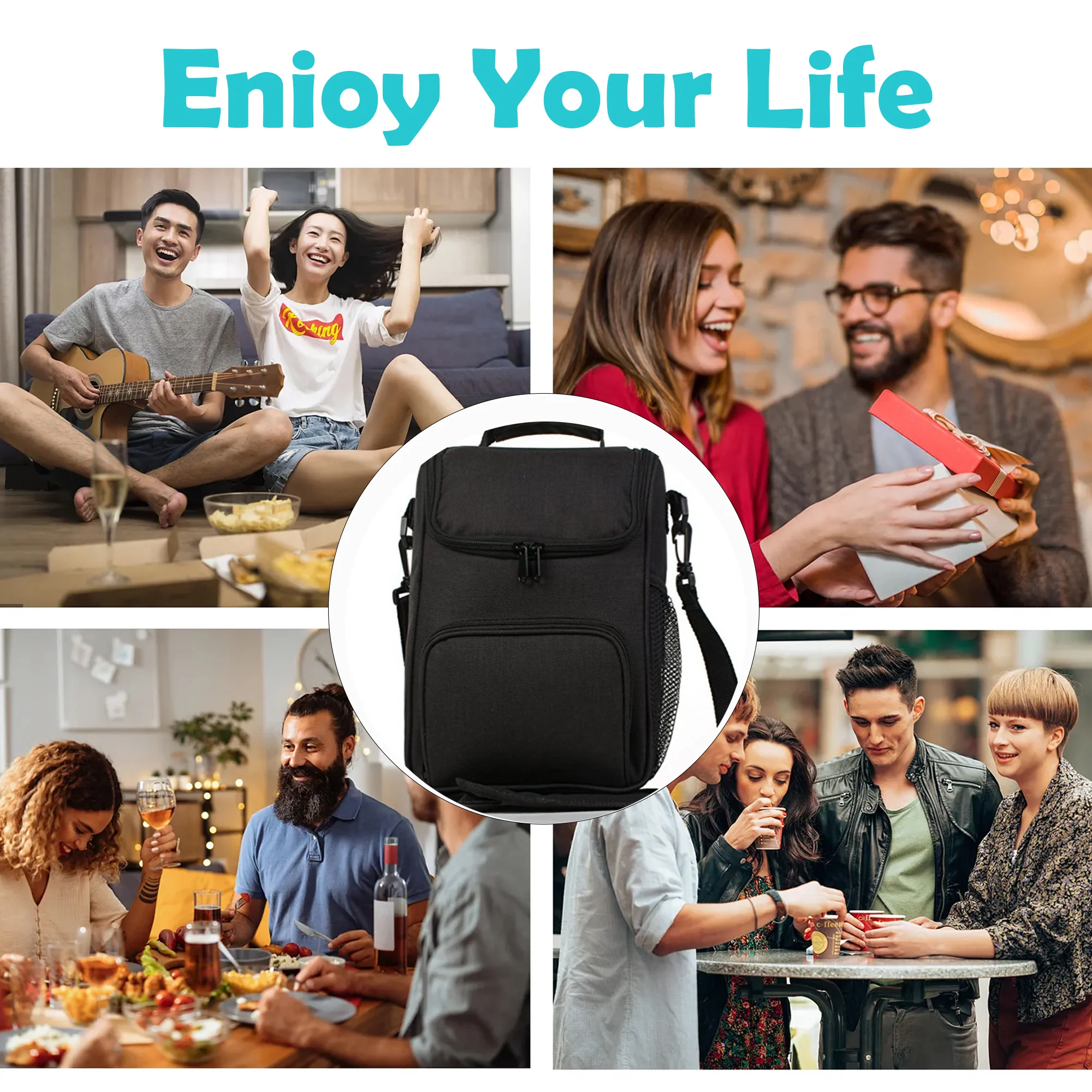 Insulated & Cooler Polyester Lunch Bag