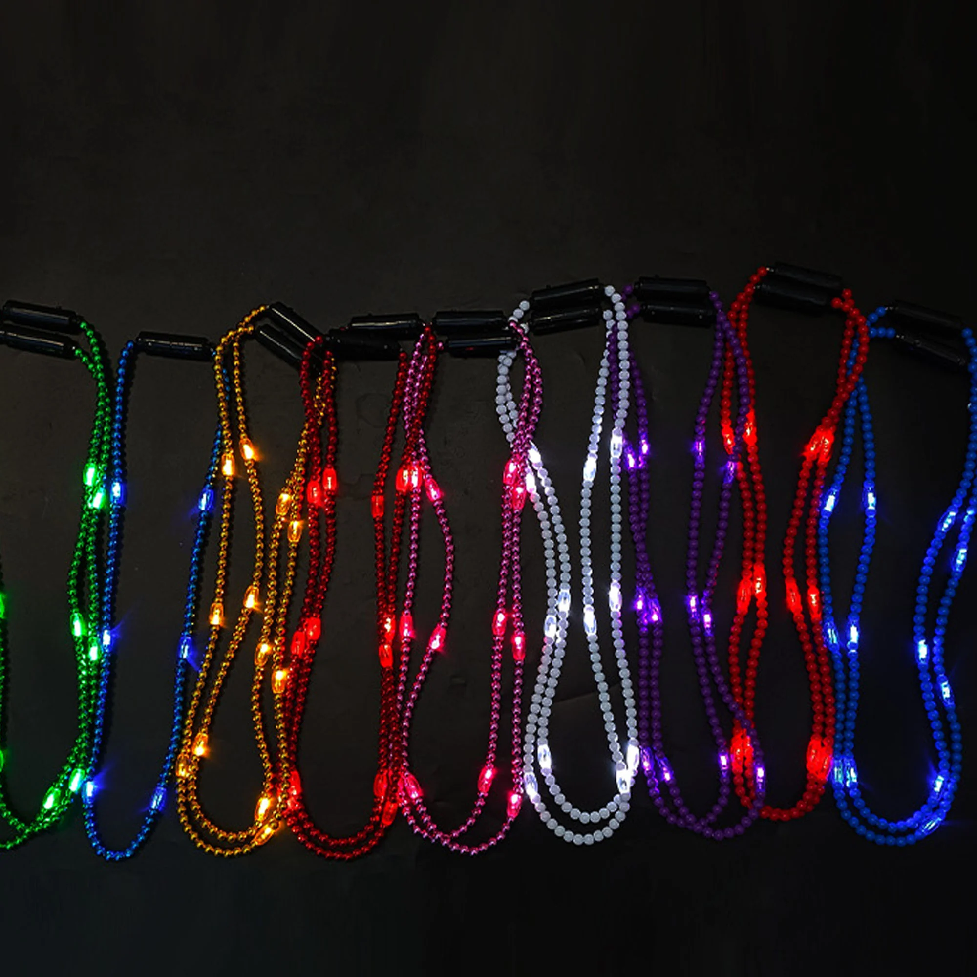 Light Up Led Mardi Gras Beads