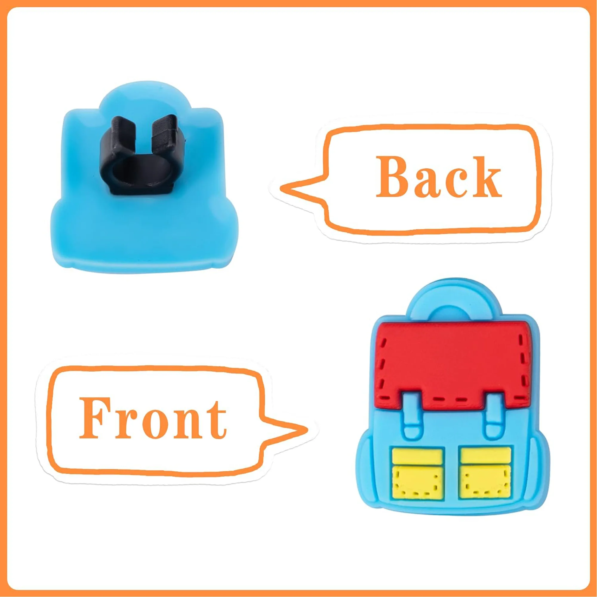 Pencil Topper Decoations Cute Silicone Pen Clip