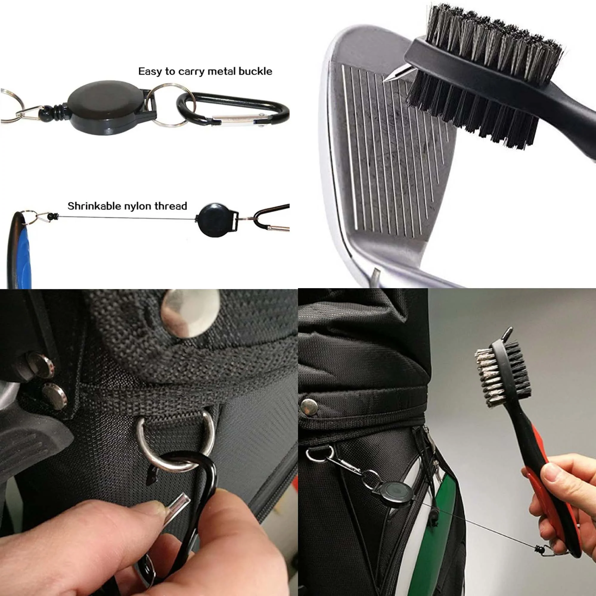 Golf Club Double-Sided Brush