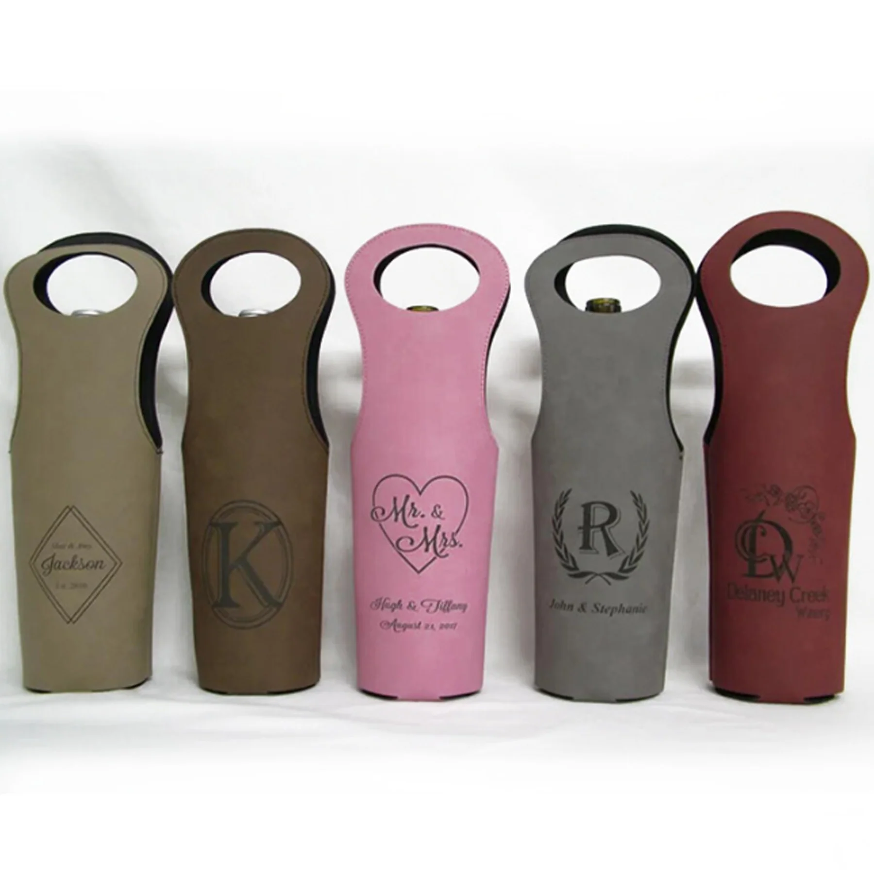 Leatherette Wine Bag