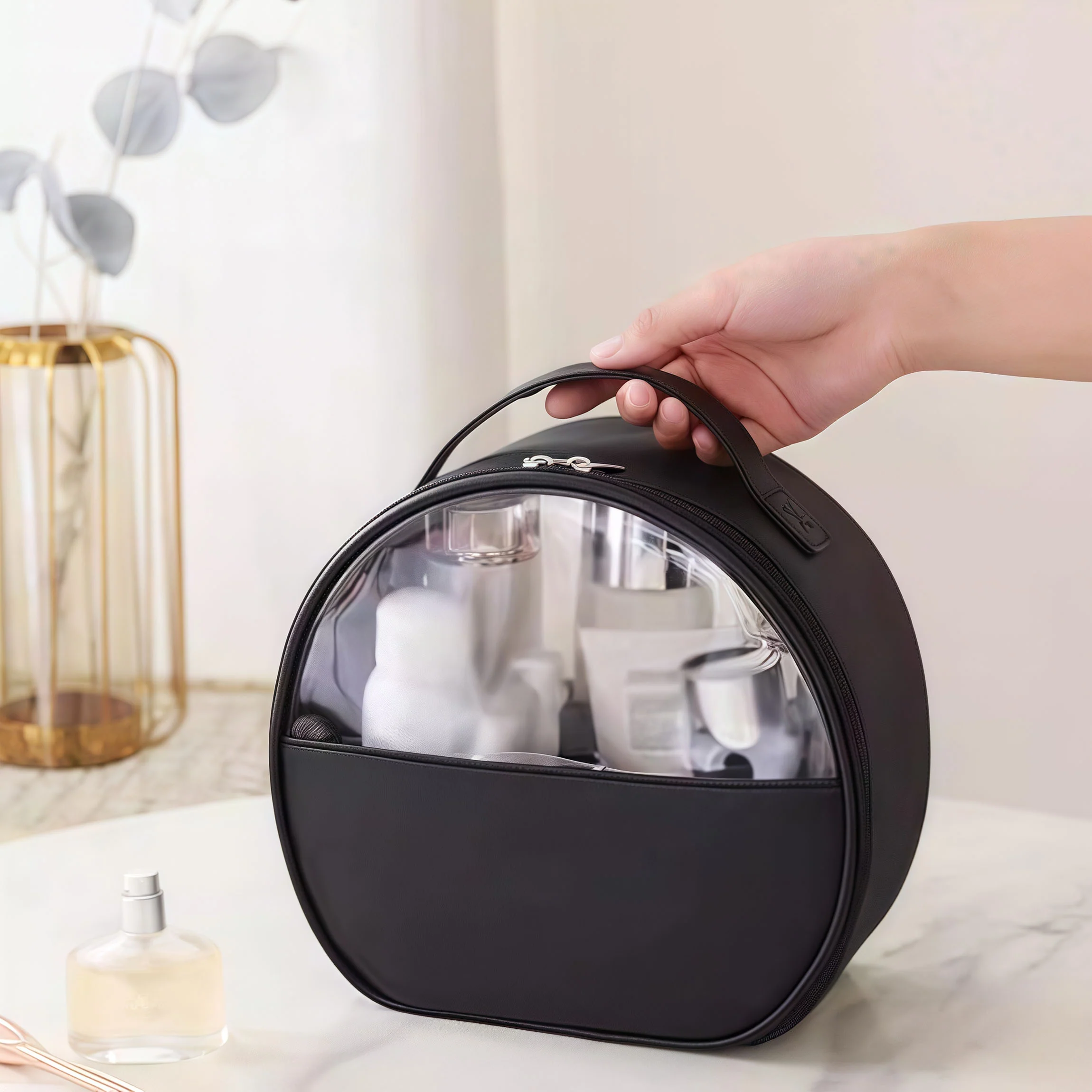 Large Capacity Waterproof Cosmetic Bag Travel Organizer