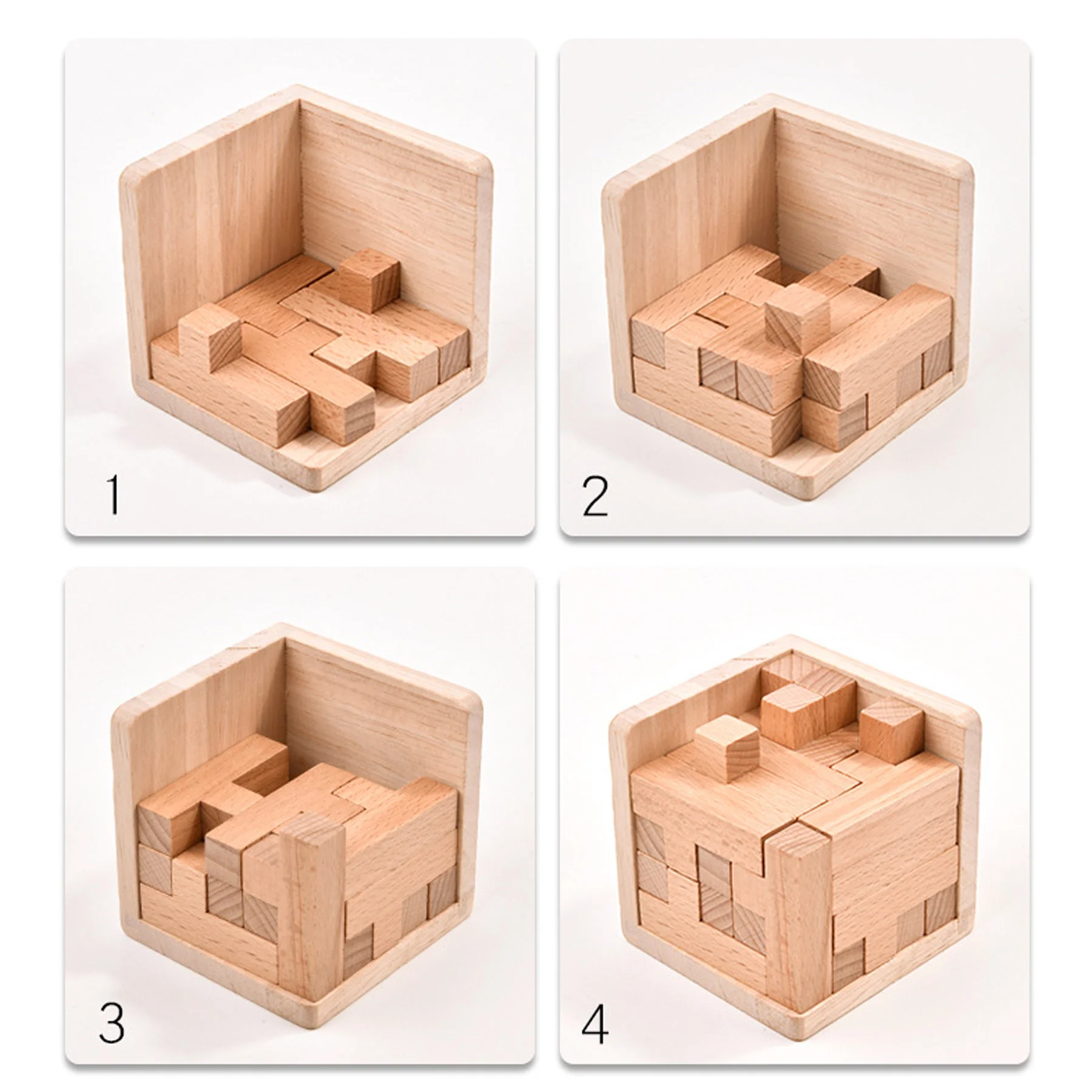 Wooden Building Blocks and Lu Ban Lock