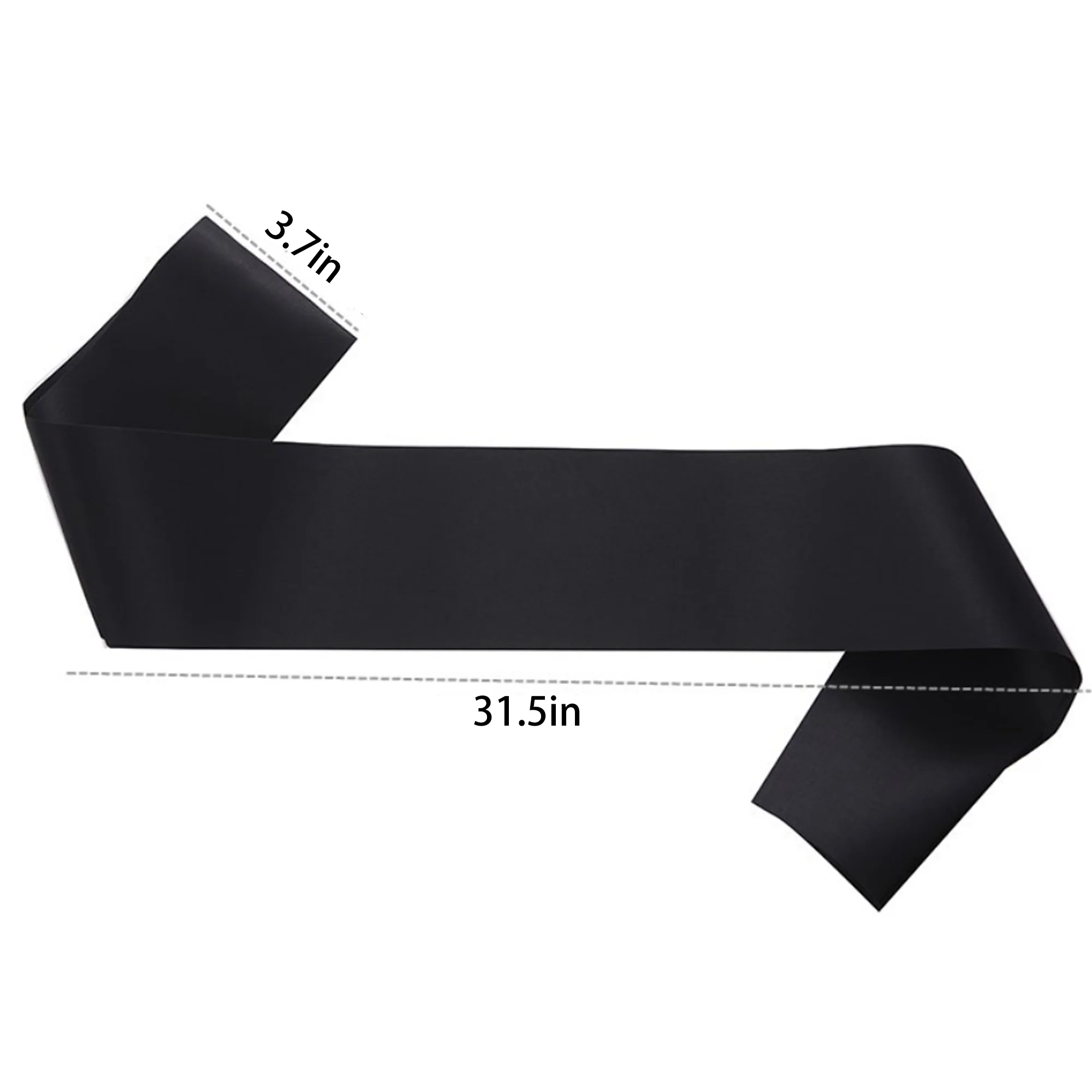 Blank Sash With Rhinestone Printing