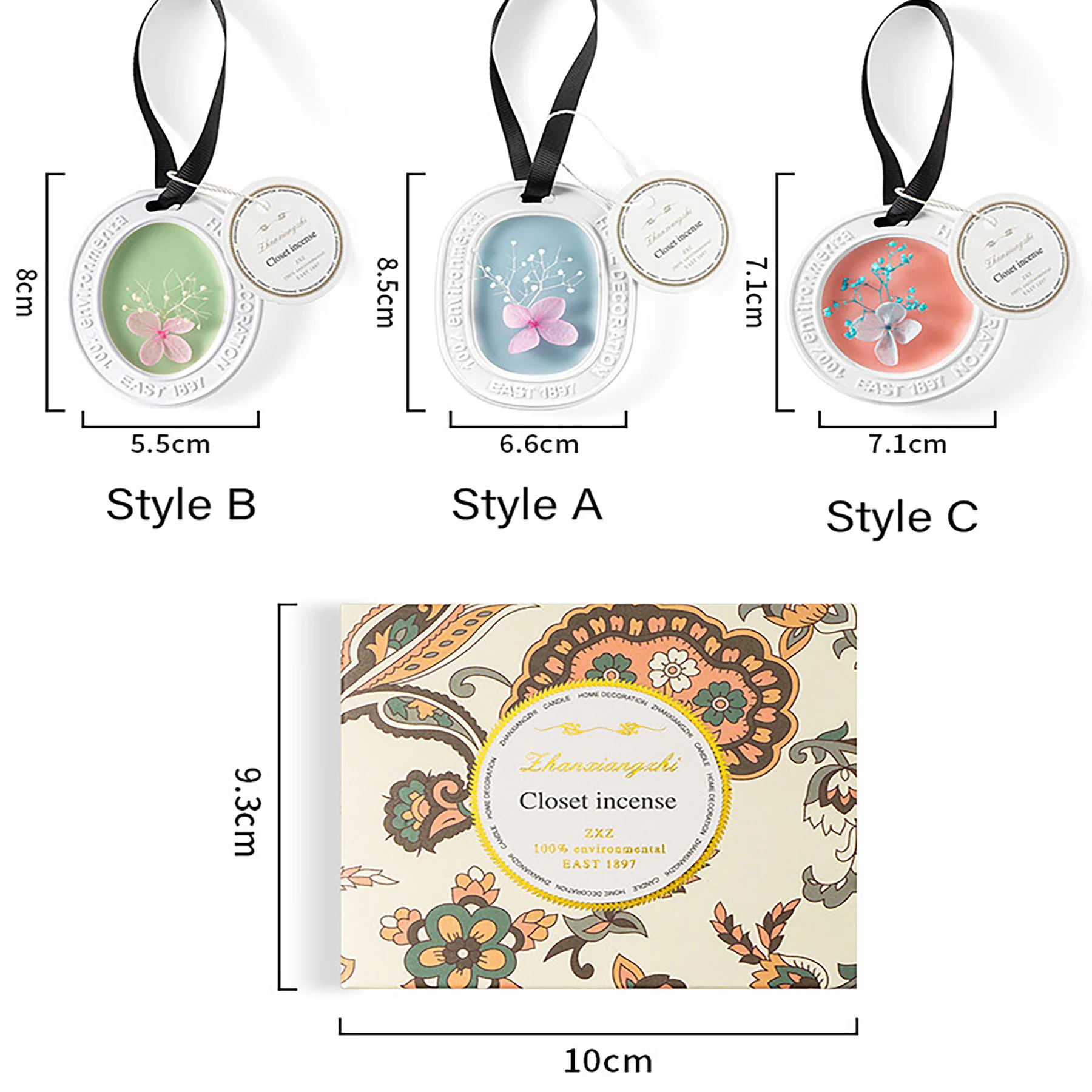 Aromatherapy Wax Tablet Pendant