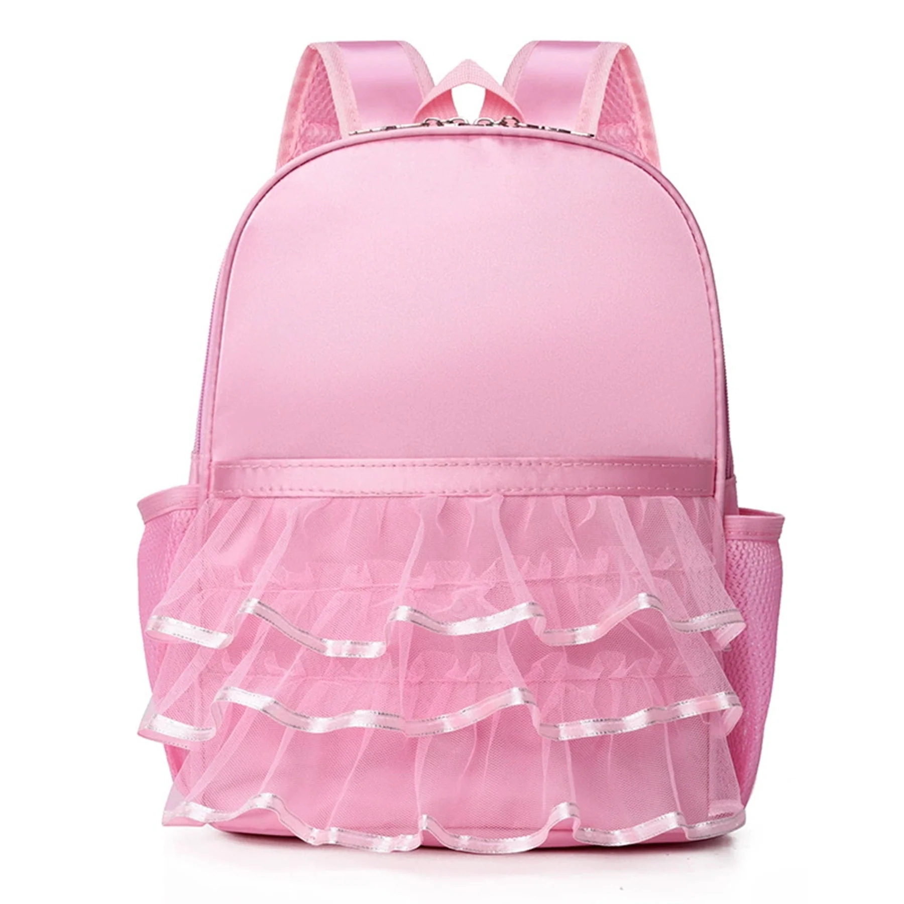 Kids Cute Ballet Dance Bag/ Dance Backpack With Lace Edge