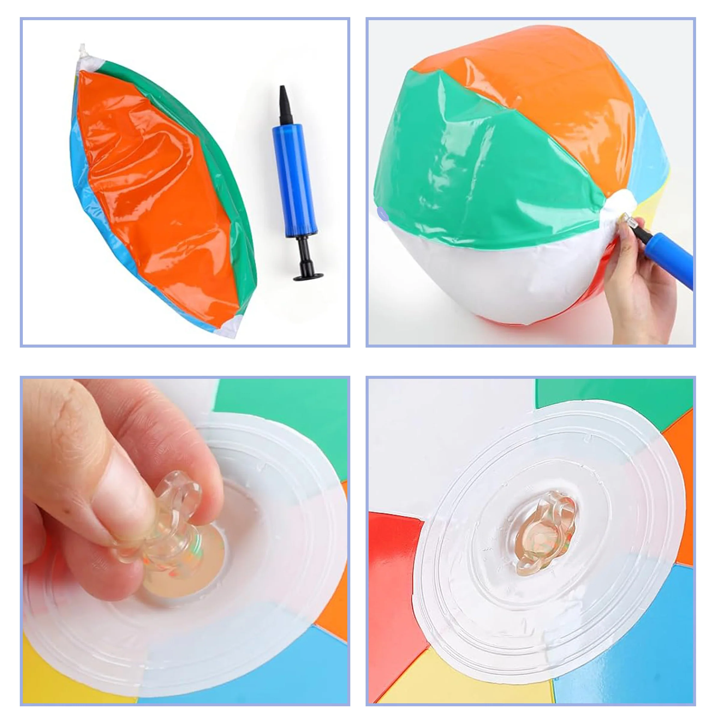 6 Color 12 Inch Beach Inflatable Balls