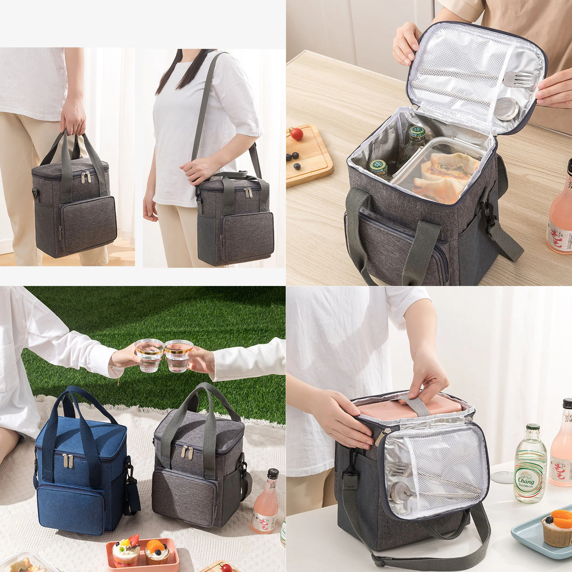 Insulated Lunch Tote Bag
