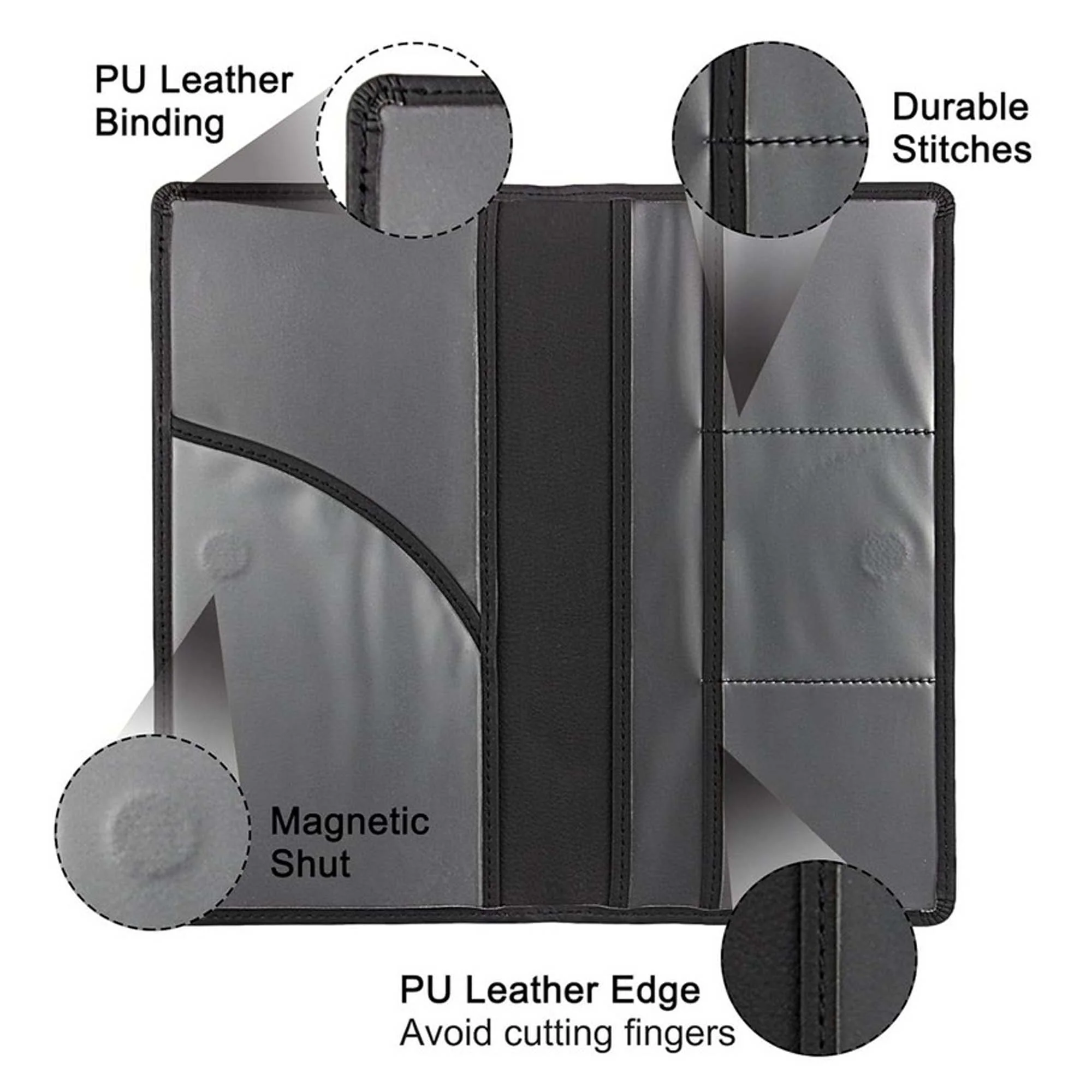 Leather Car Registration And Insurance Holder