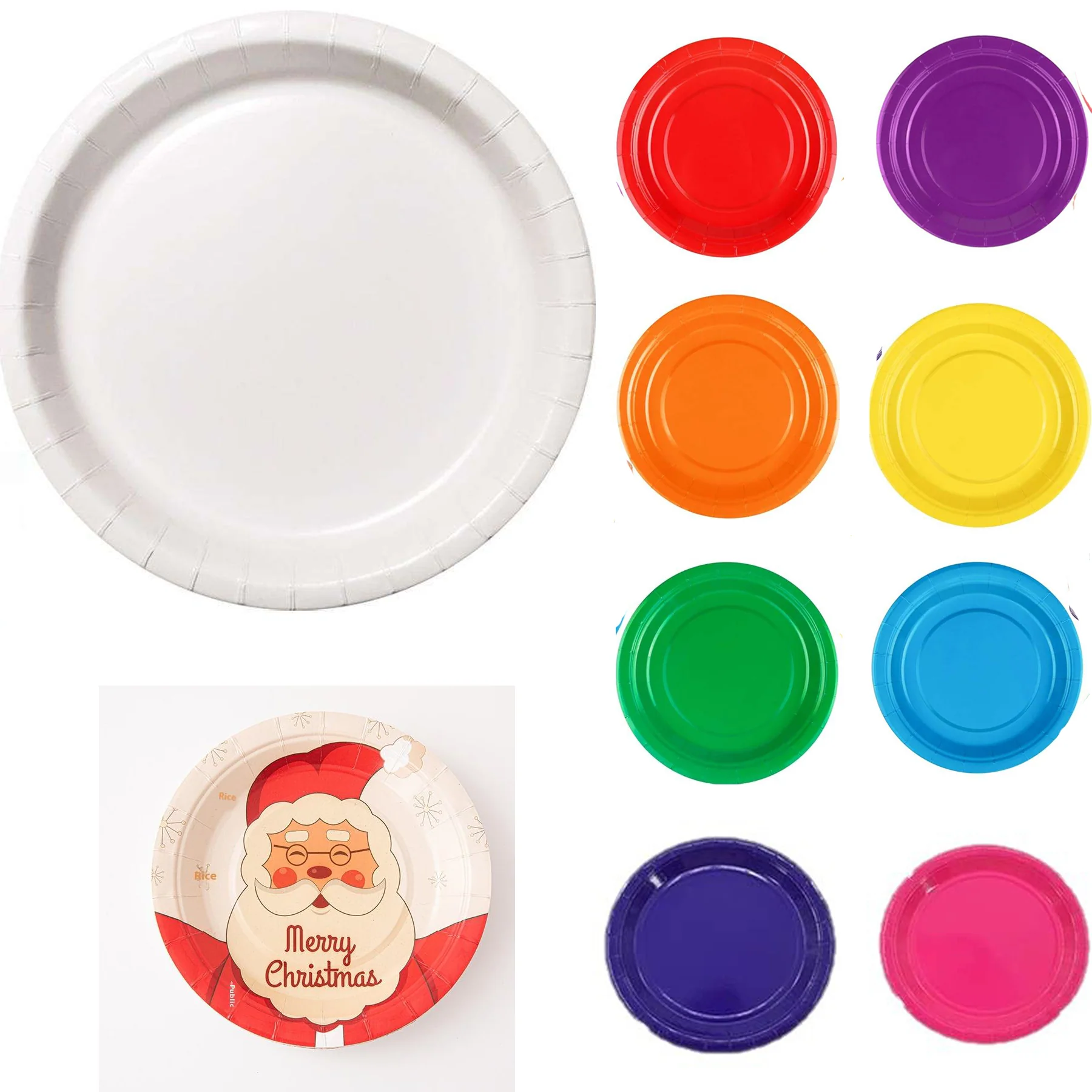 9" Paper Dinner Plates
