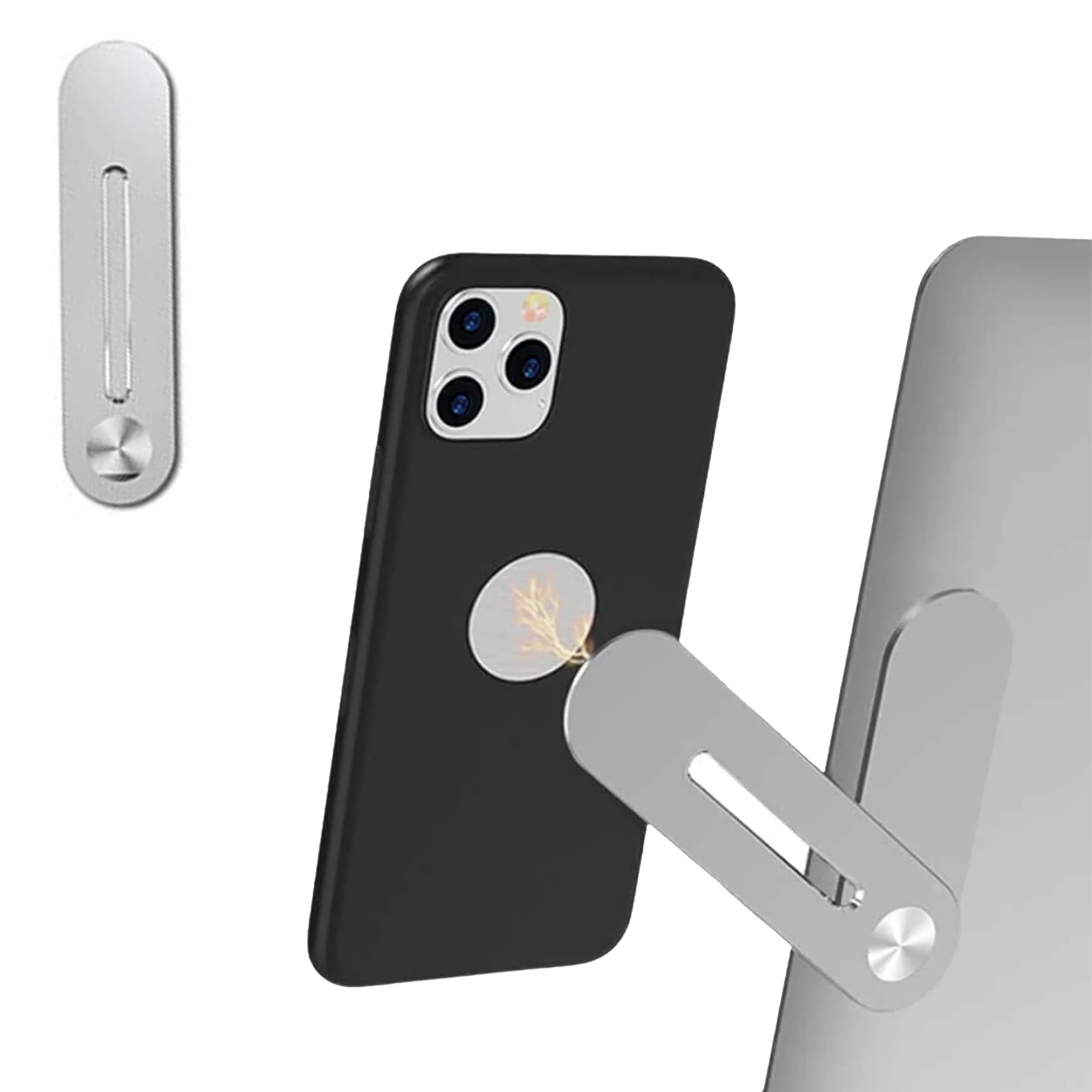 Computer Monitor Expansion Bracket Magnetic Side Mount Clip