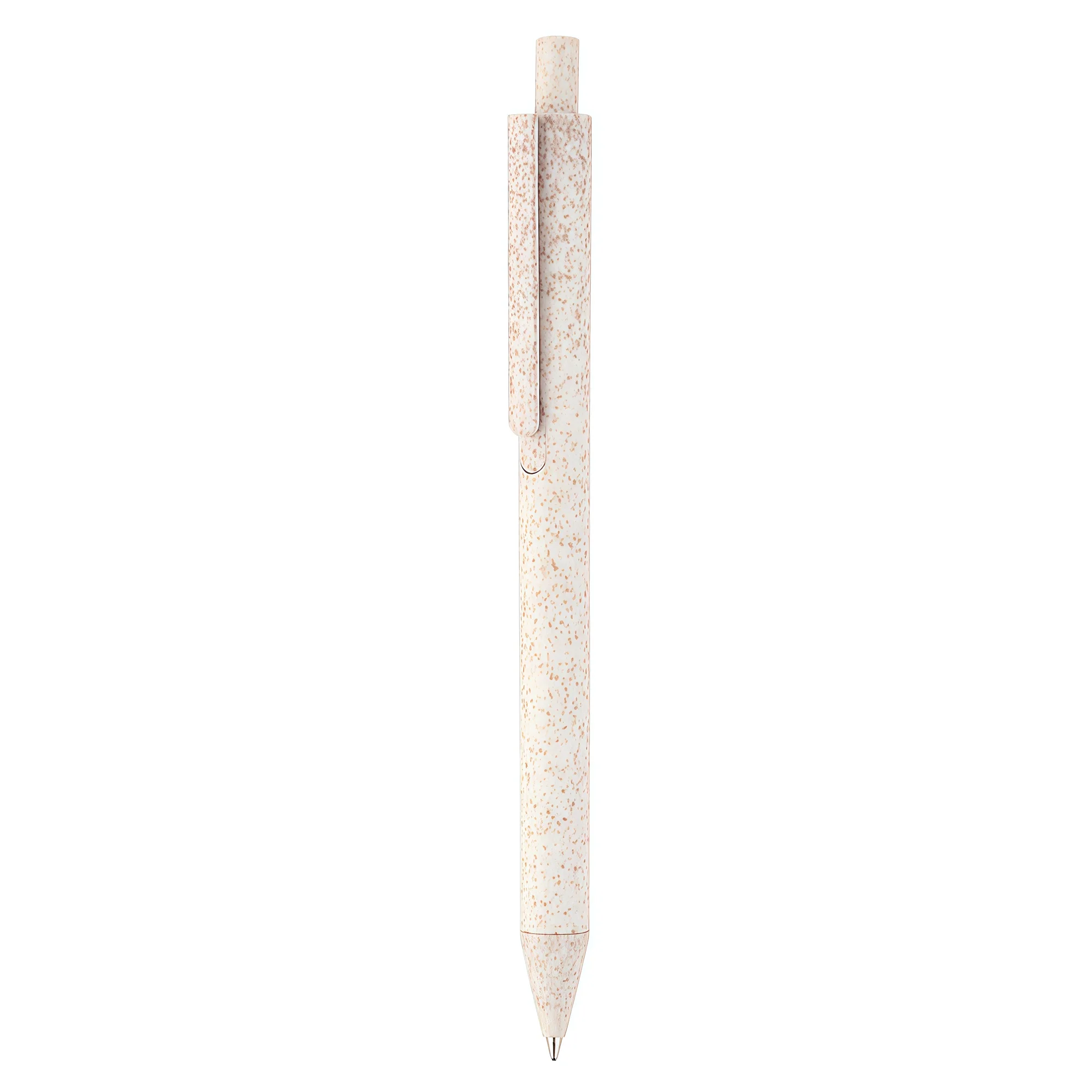 Degradable Straw Black Ink Ballpoint Pen With Parker Head