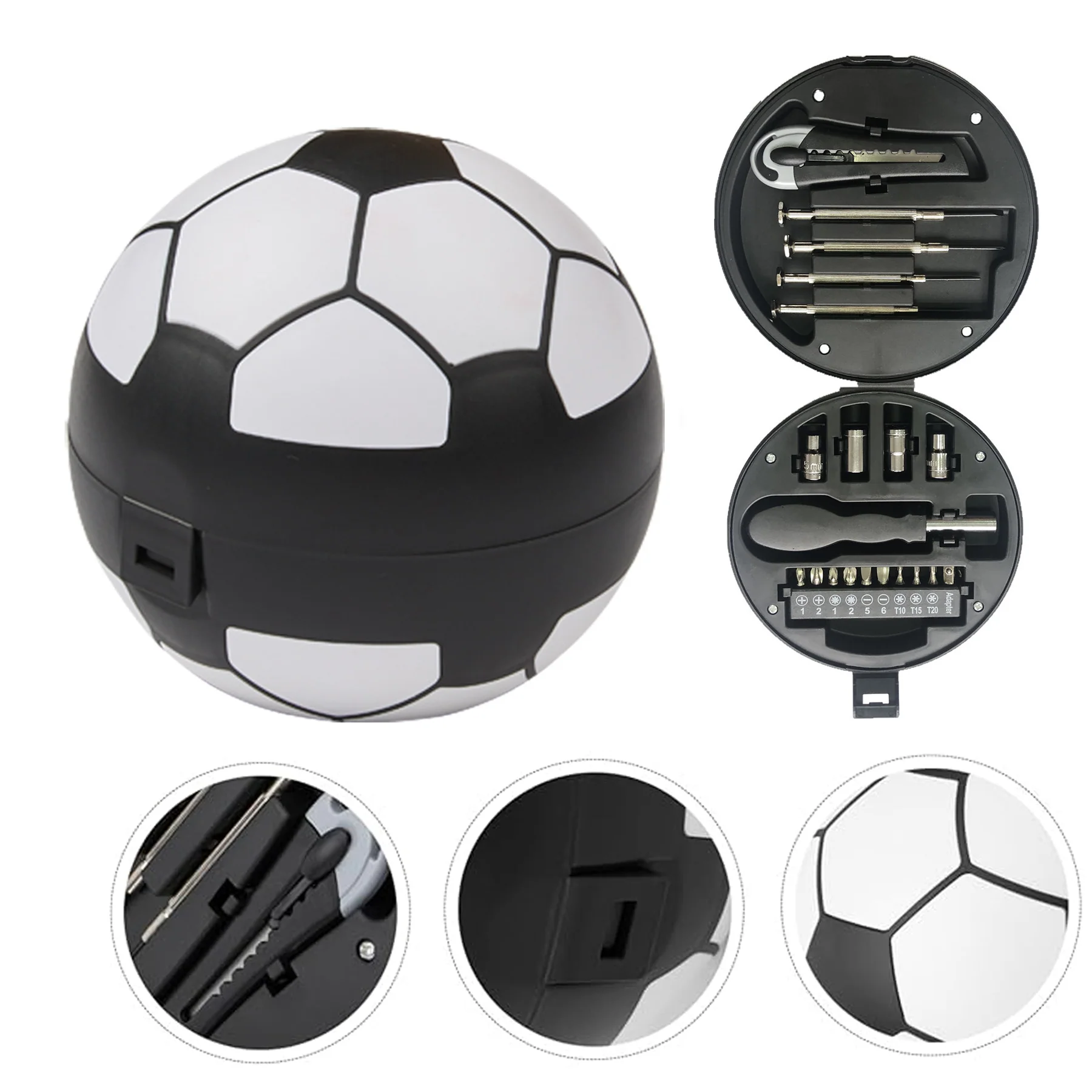 Football Shaped Multi-Head Screwdriver Set