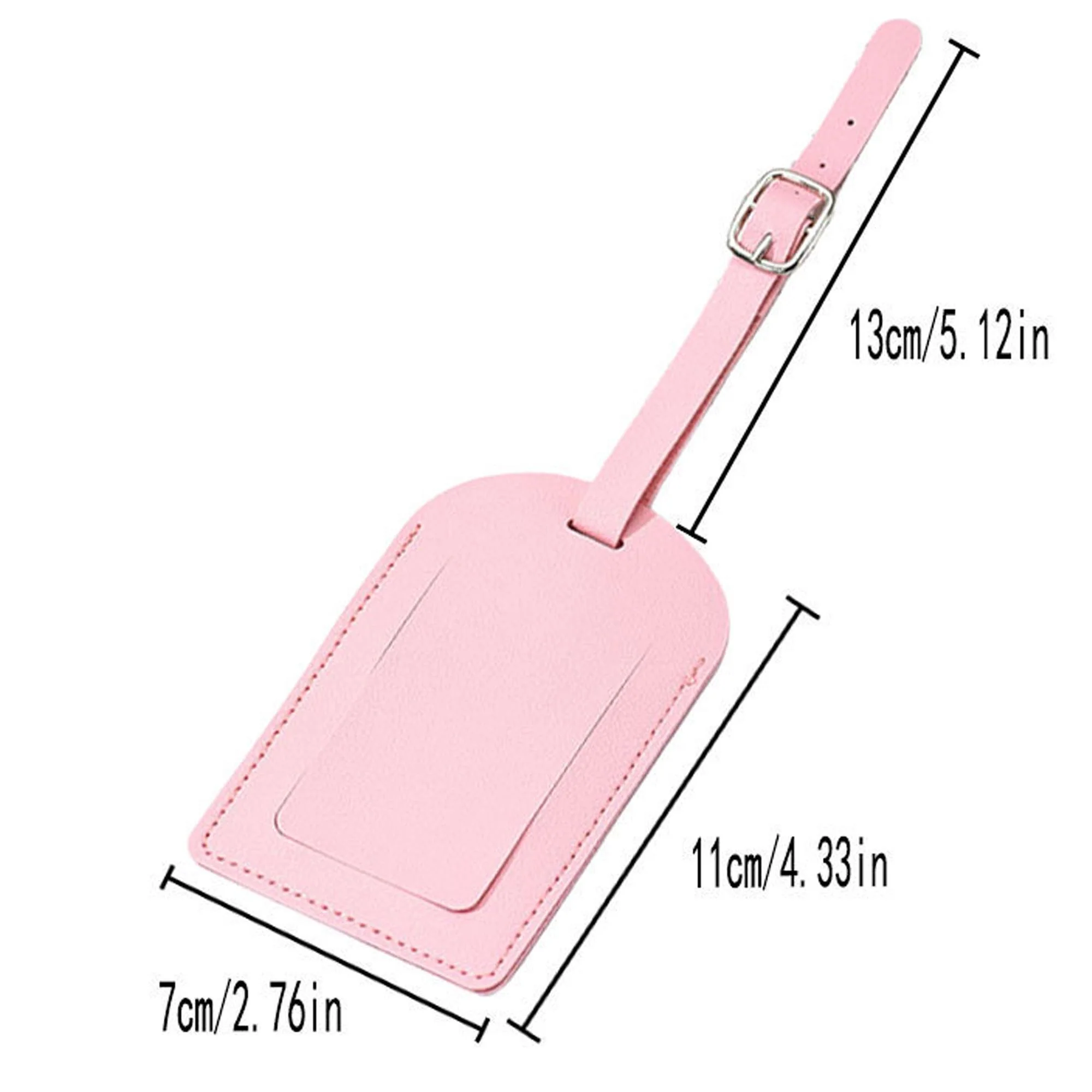 PU Leather Luggage Label Suitcase ID Tag