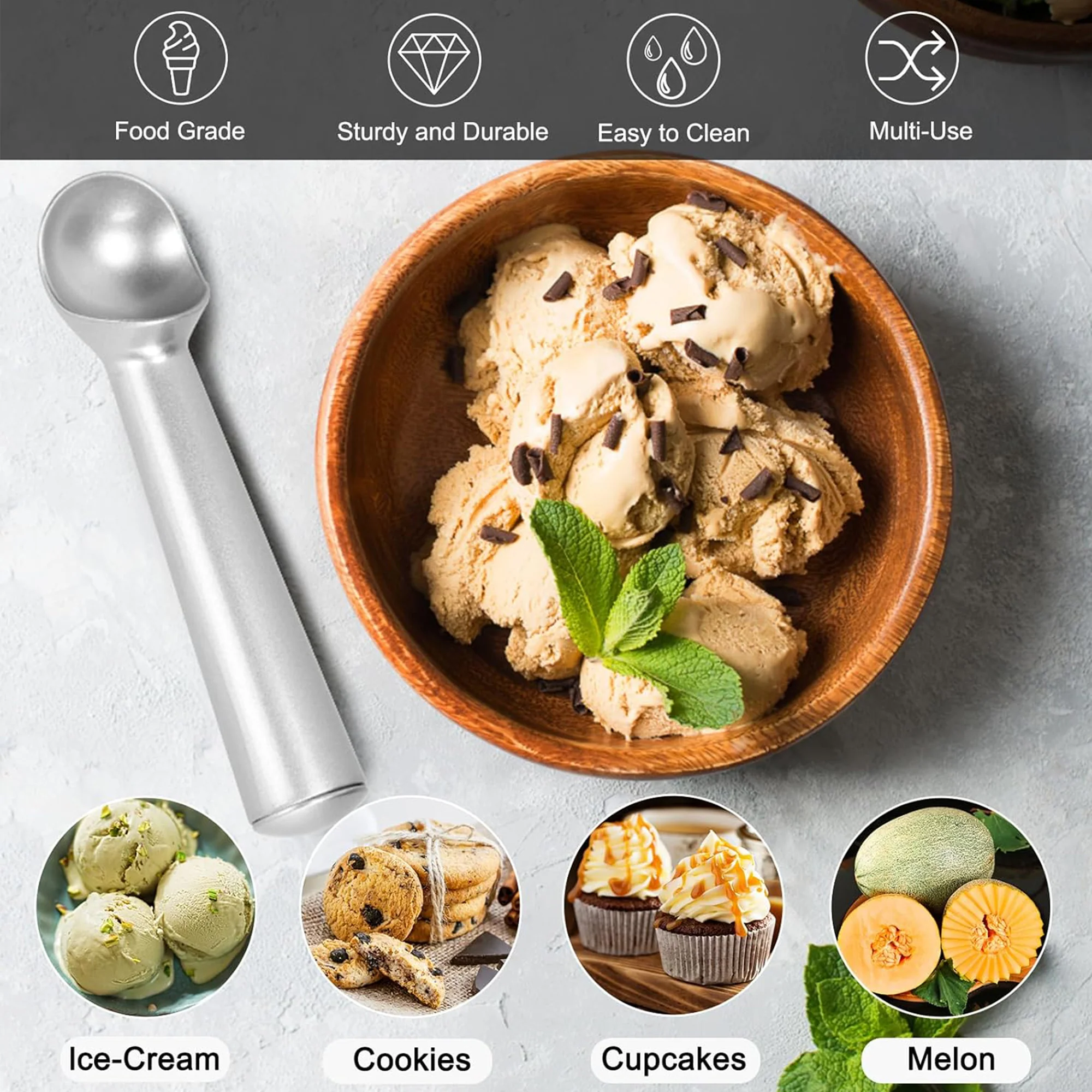 Aluminum Alloy Ice Cream Scoop