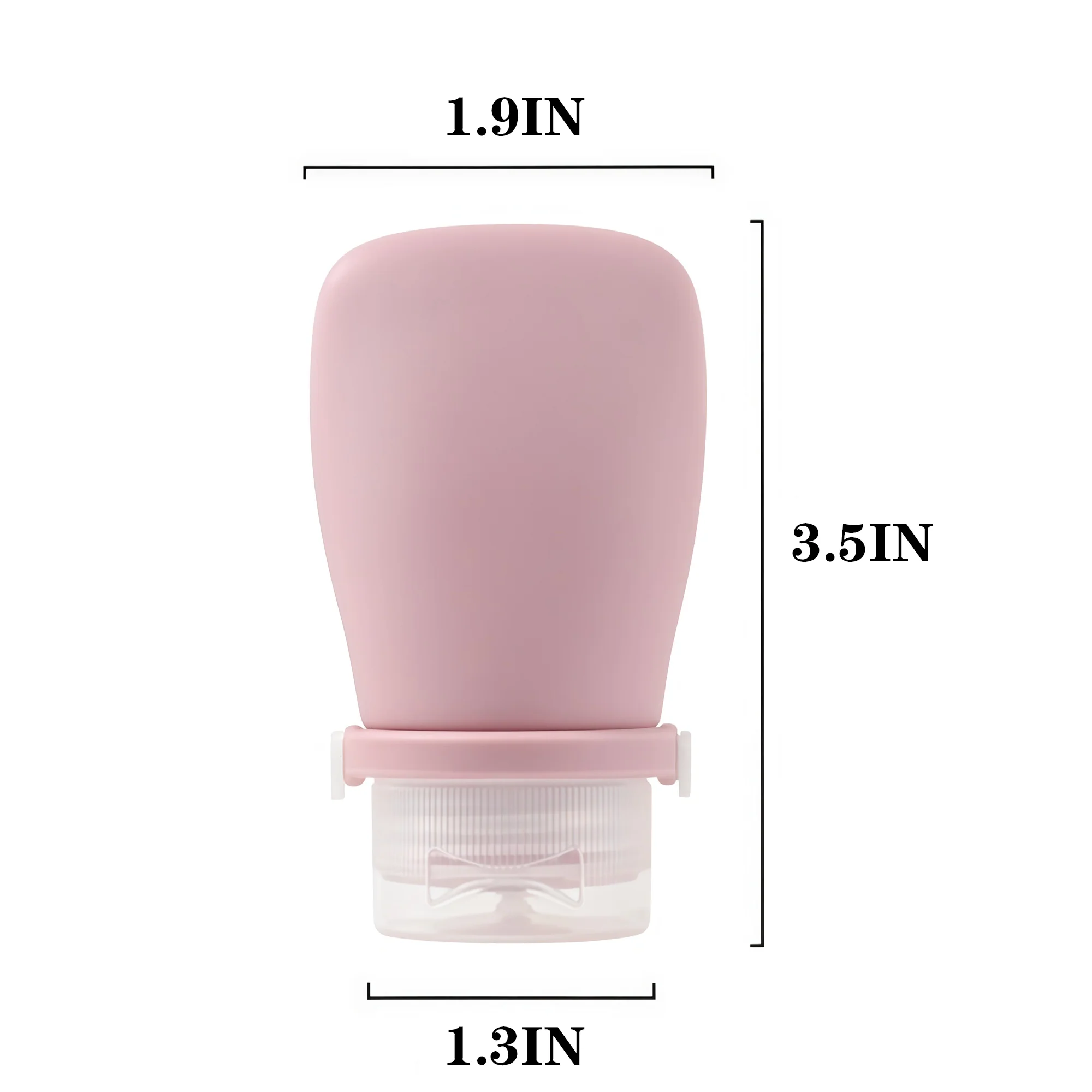 2Oz Silicone Travel Split Bottle