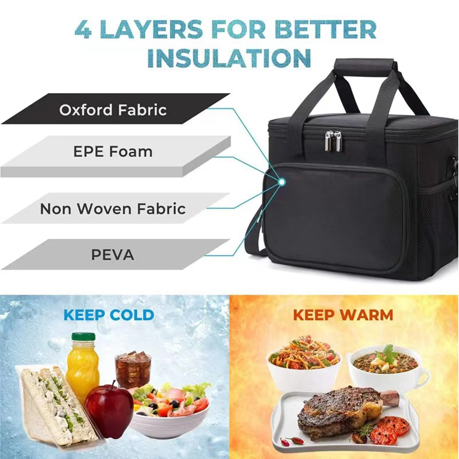 15L Insulated Lunch Bag