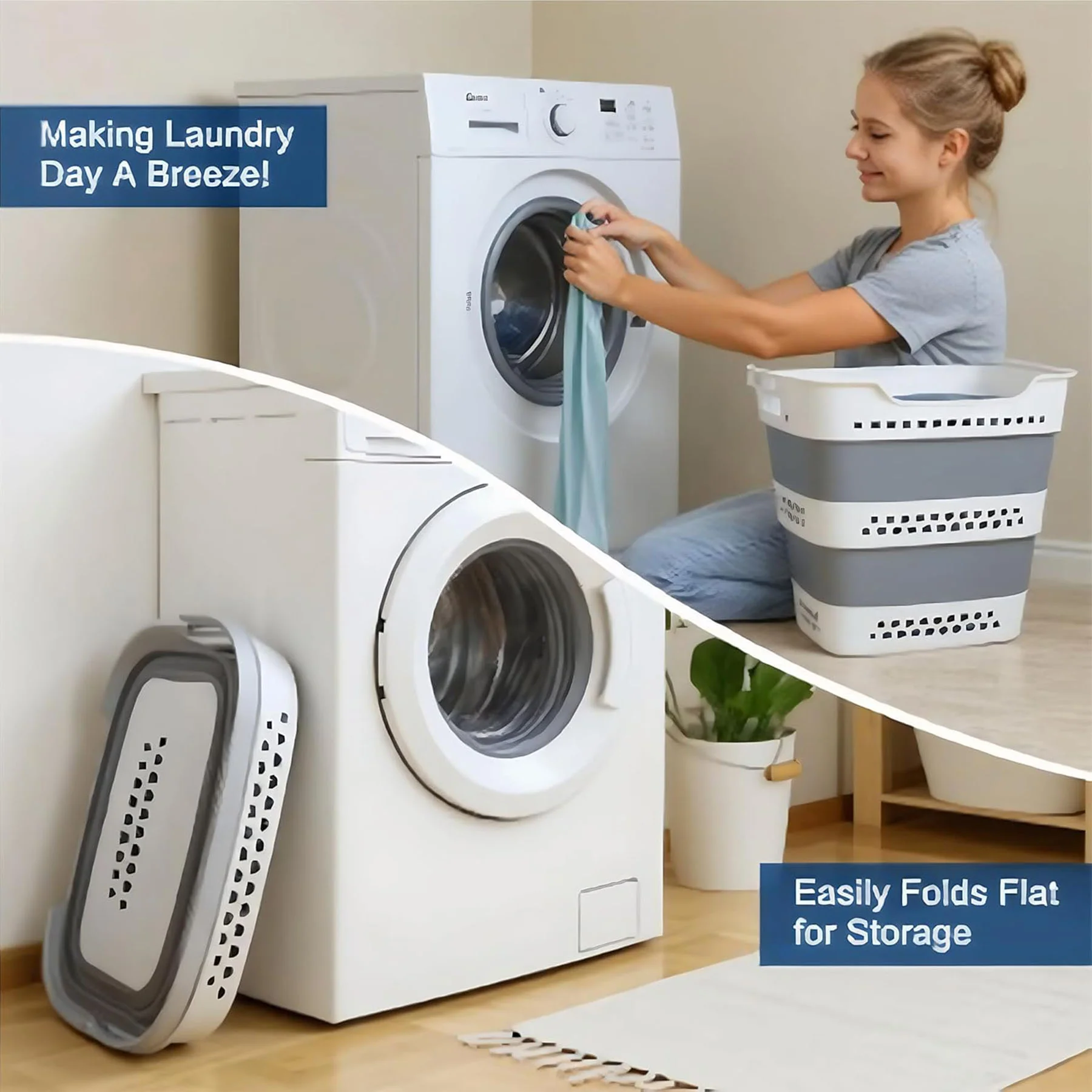Foldable Laundry Basket