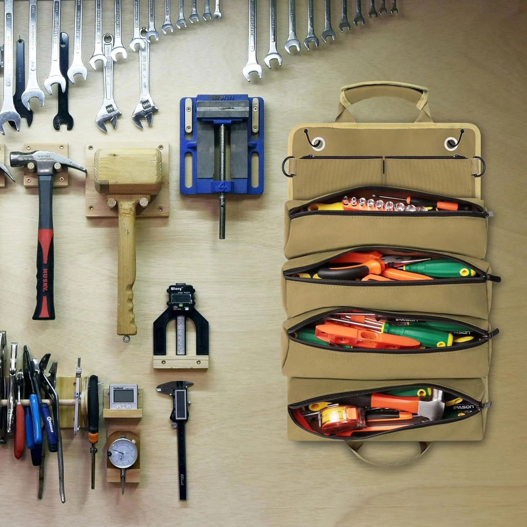 Large Capacity Roll Up Tool Bag