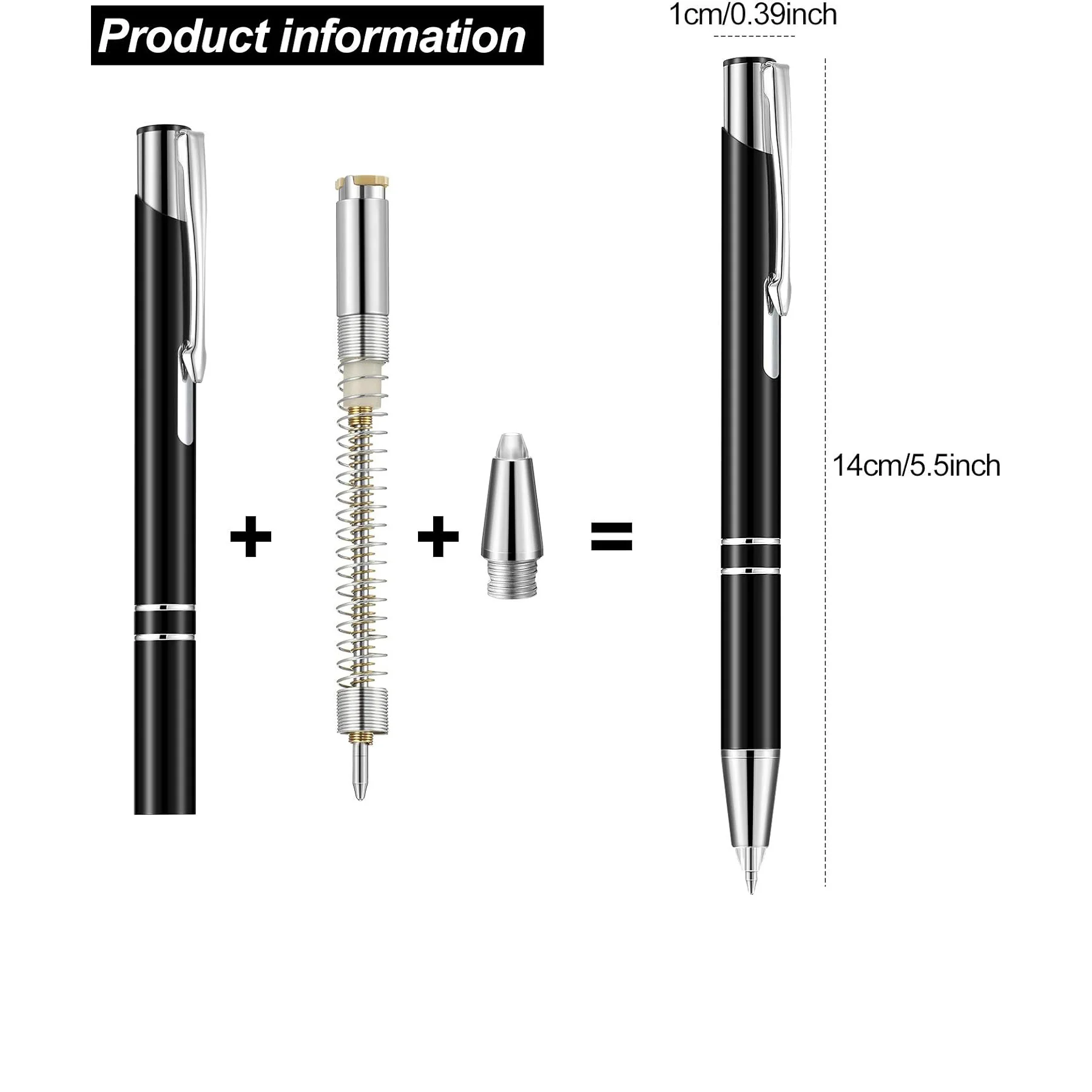 2 in 1 Ballpoint Pen with Flashlight LED