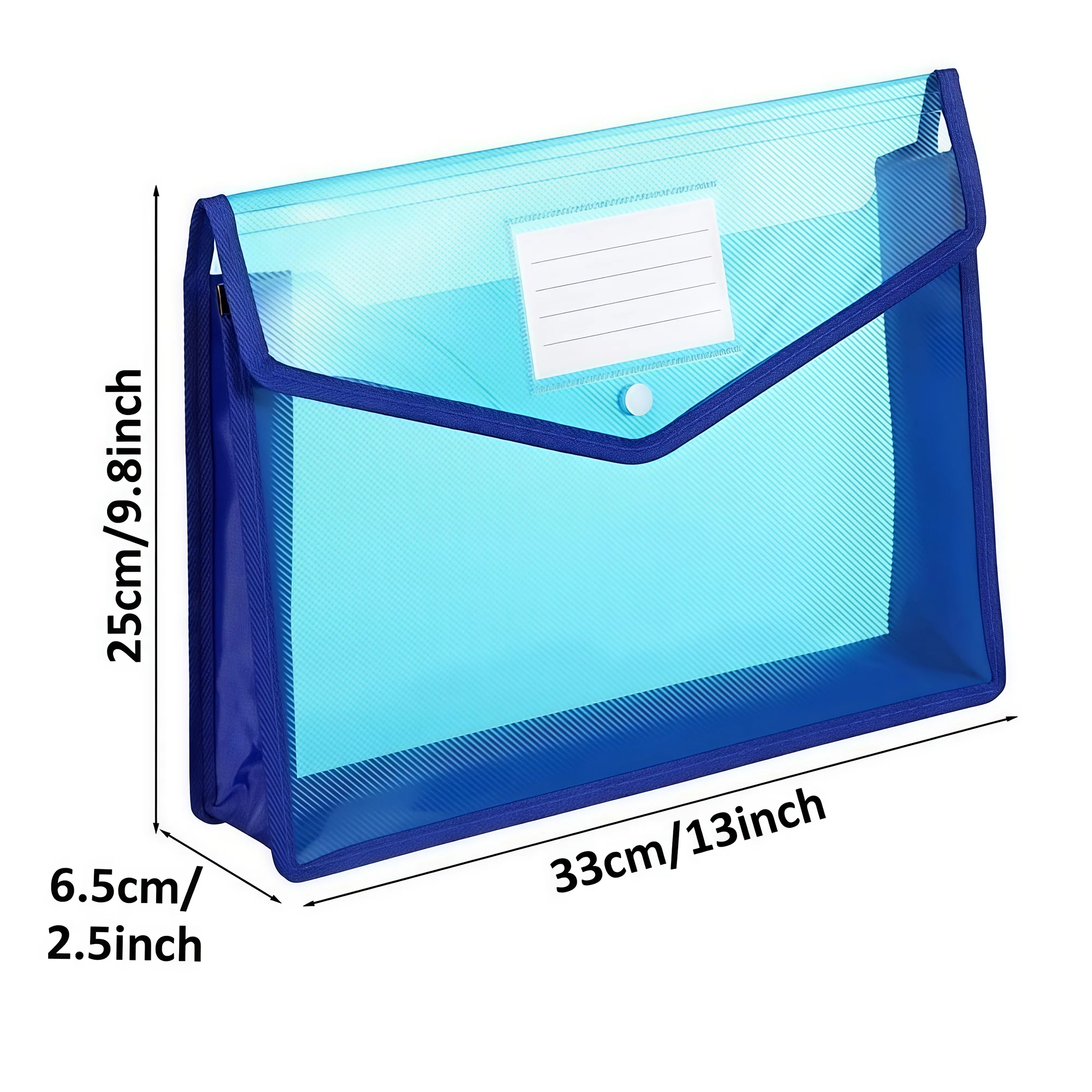A4 Colored Expandable Envelope Plastic Folder