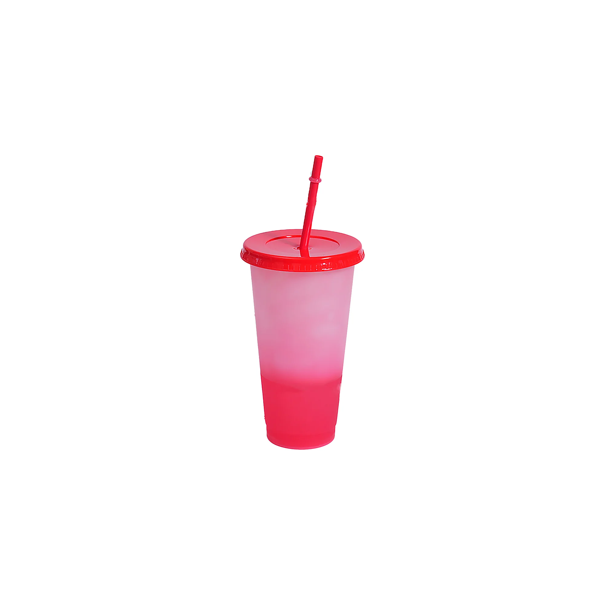 Color Changing Cups With Lids And Straws