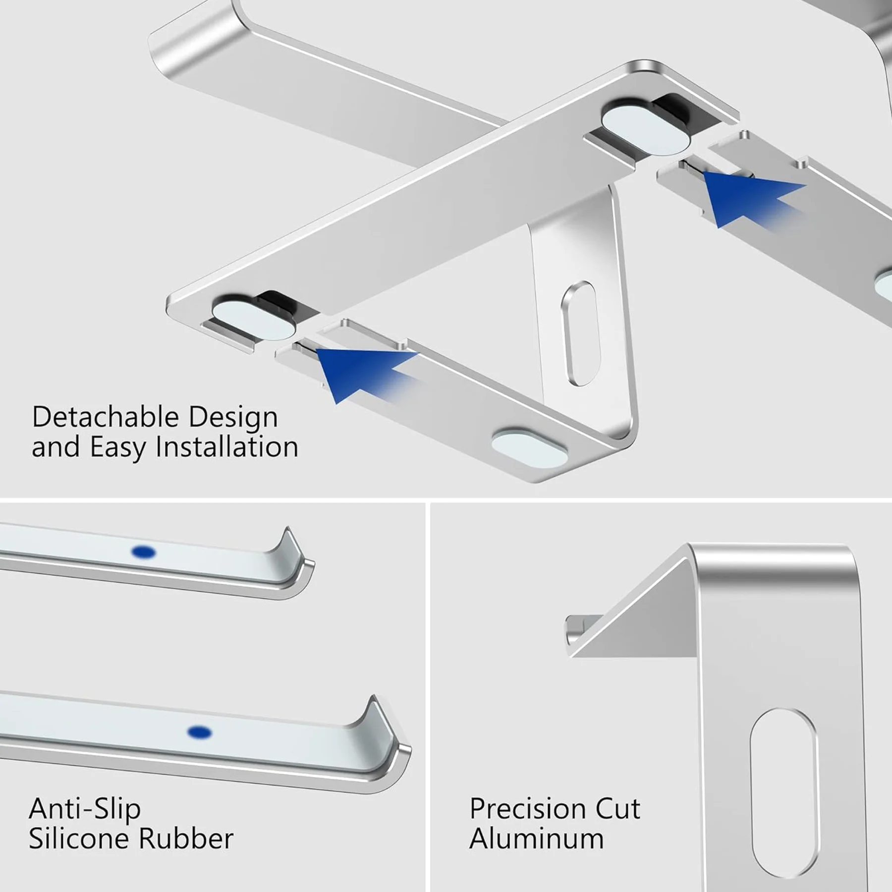 Ergonomic Aluminum Laptop Stand