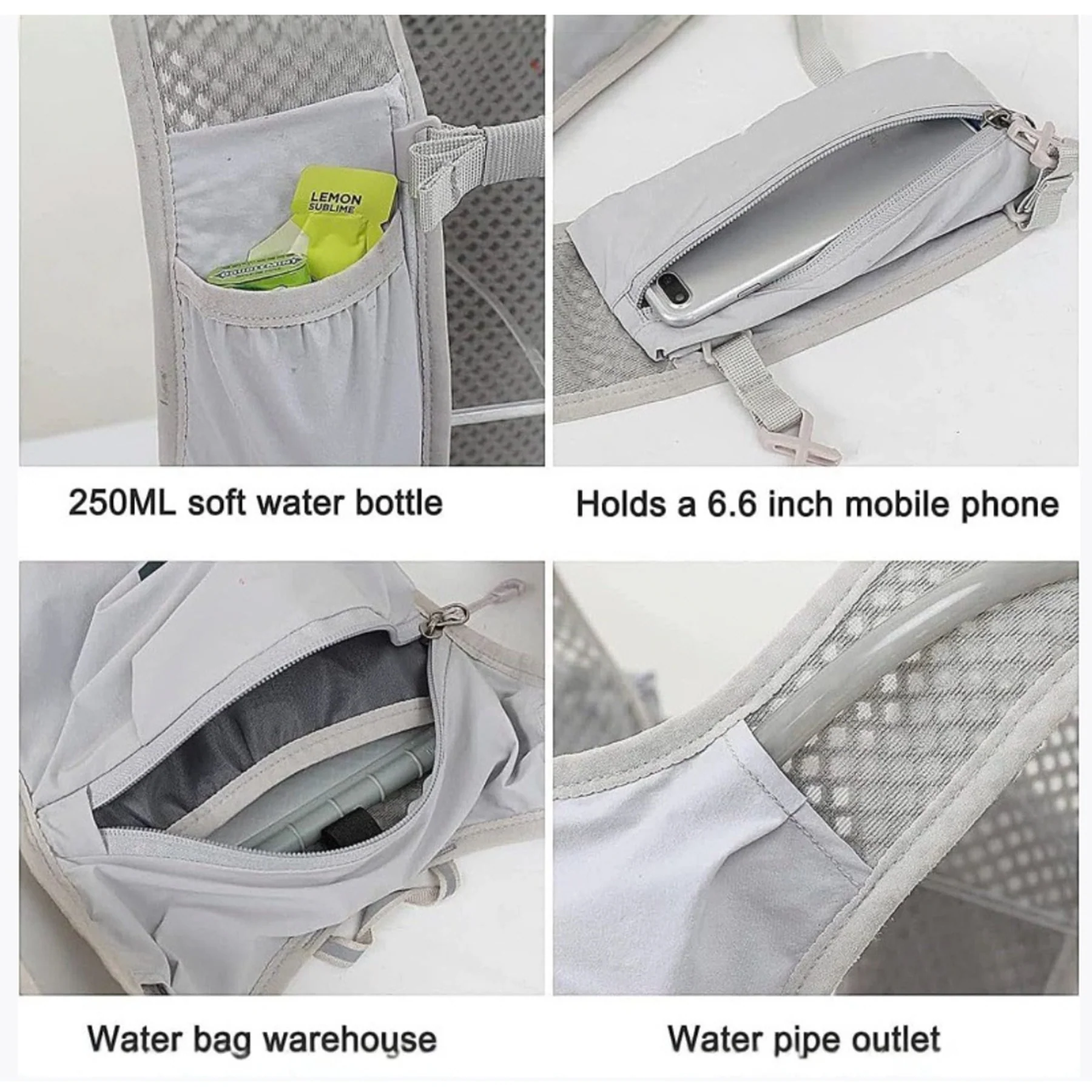 Running Hydration Vest Lightweight Breathable Sports Gear