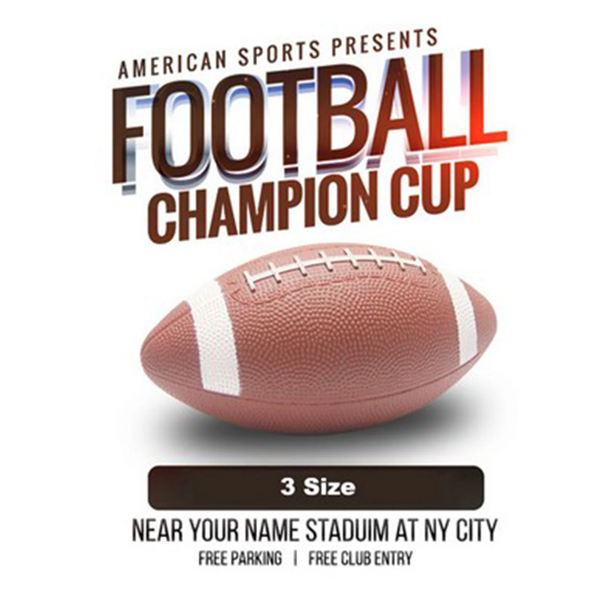 Silicone Inflatable Rugby Football