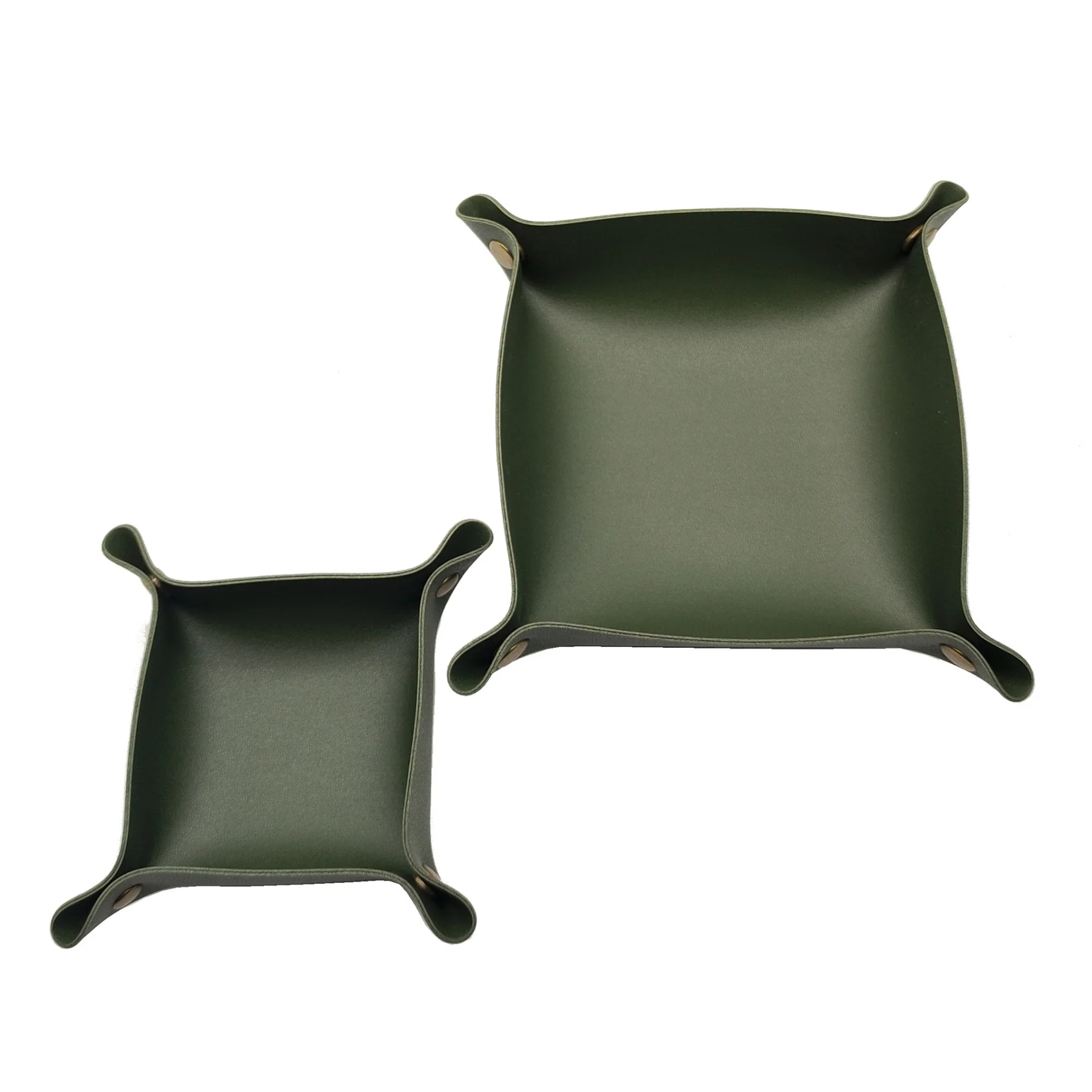 Square PU Leather Storage Box