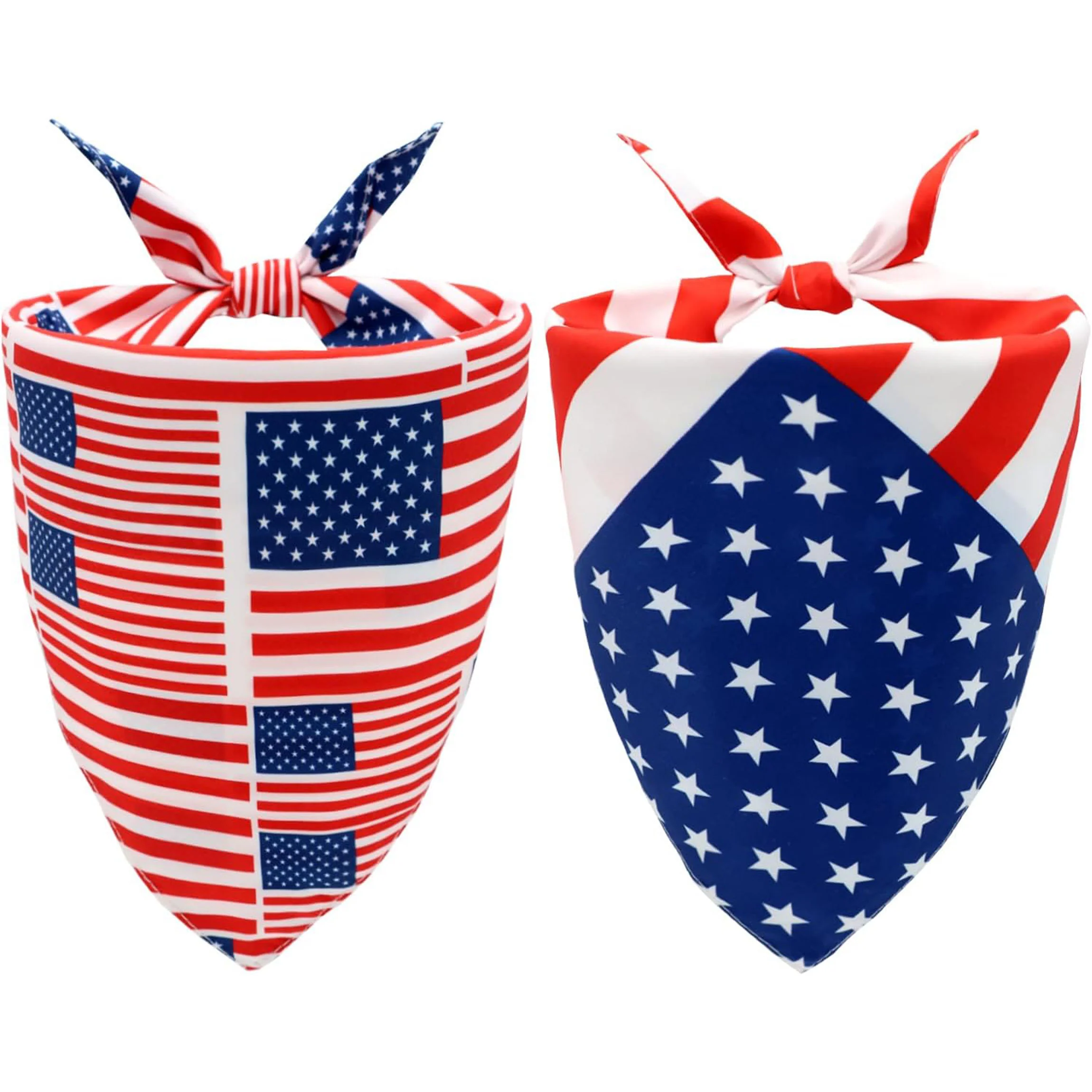 America Flag Bandanas For Dogs