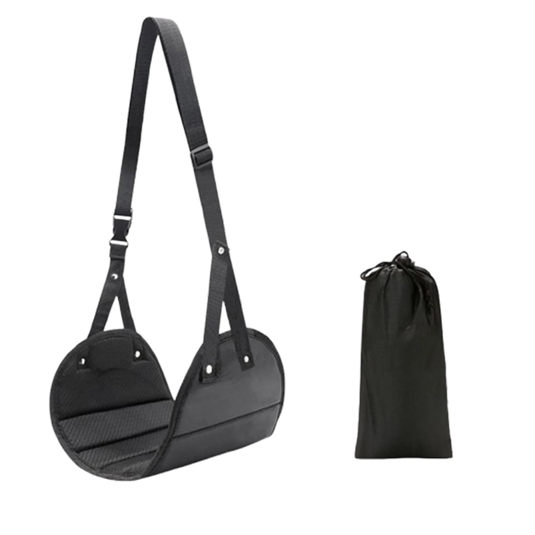 Adjustable Travel Hanging Footrest Hammock With Storage Bag