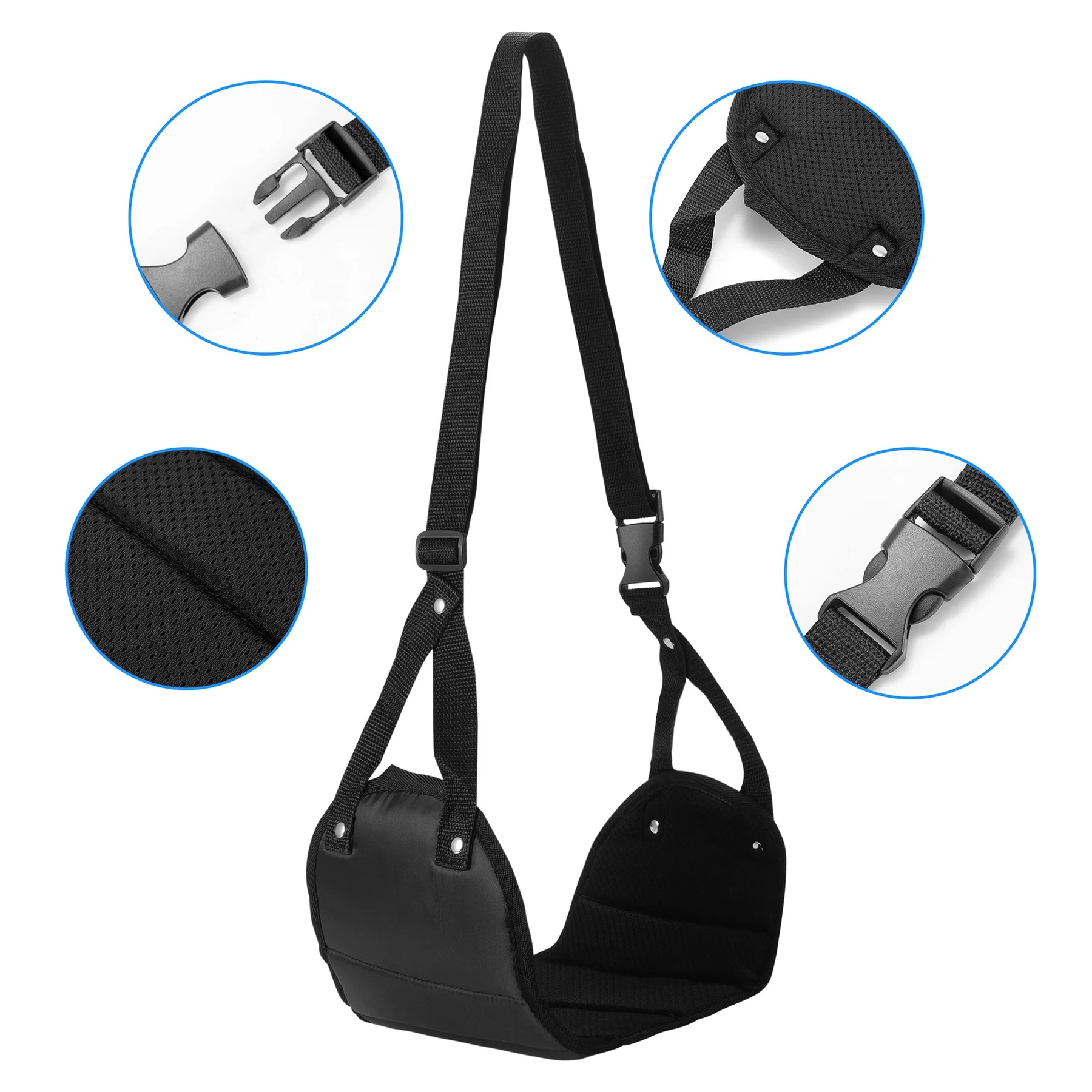 Adjustable Travel Hanging Footrest Hammock With Storage Bag