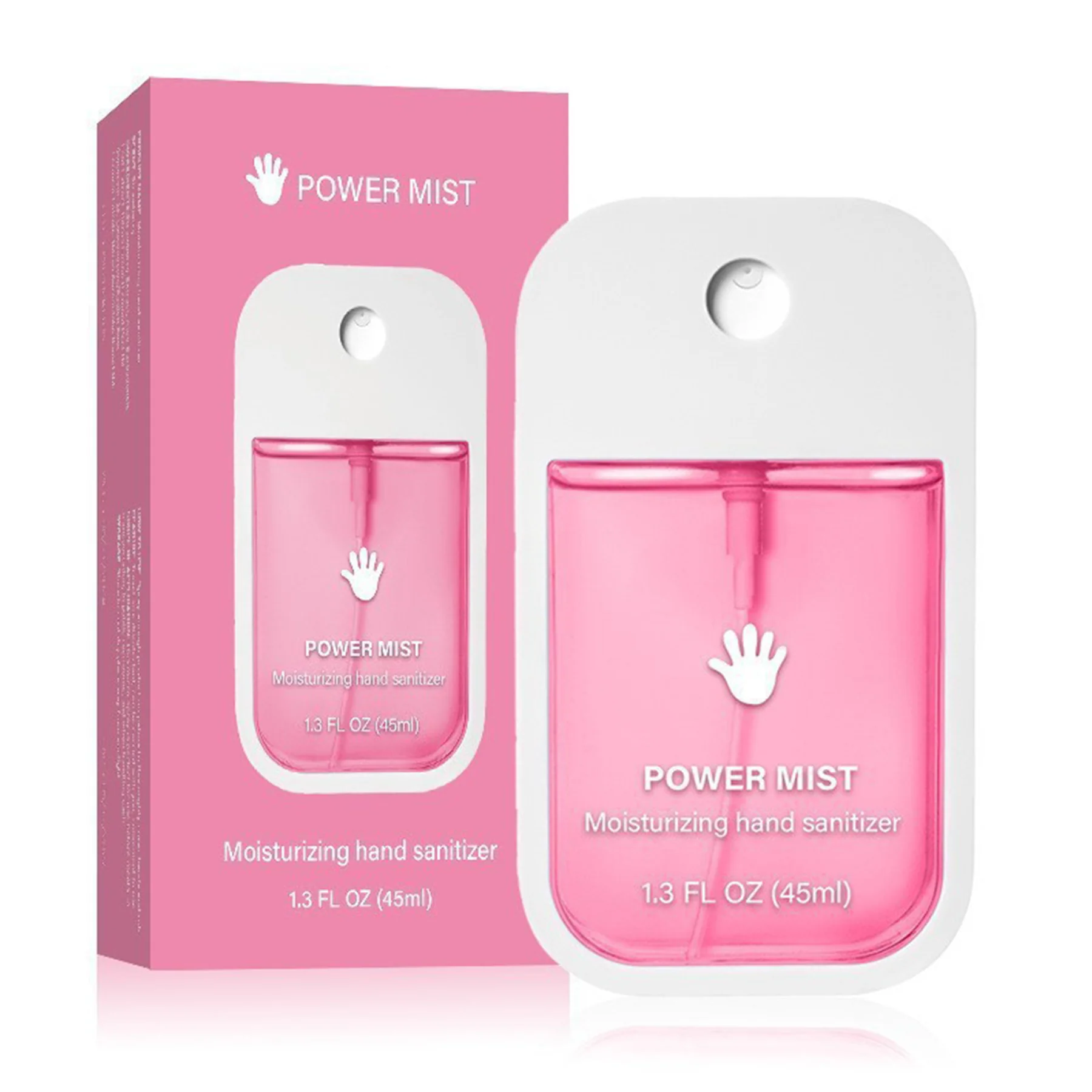 Power Mist Hydrating Hand Sanitizer Spray Travel Size 45ml
