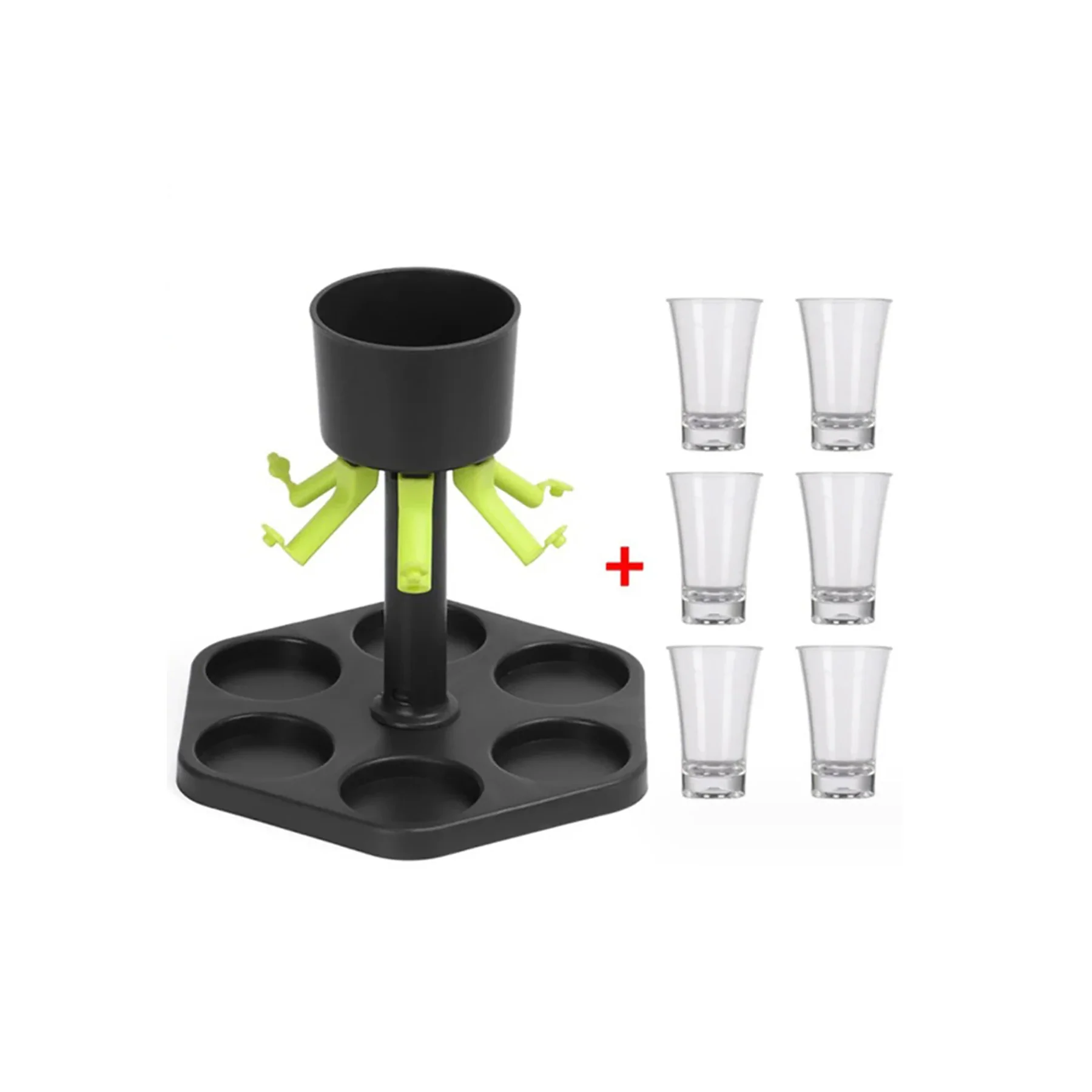 Hexagonal Fair Alcohol Dispenser