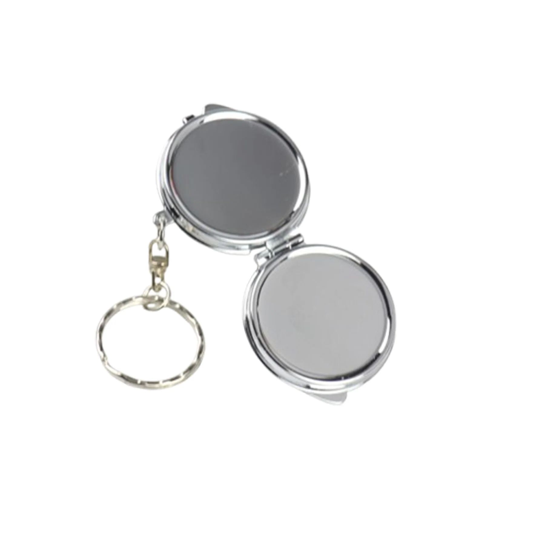 Full Color Folding Mirror Keychain Makeup Mirror W/ Keyring
