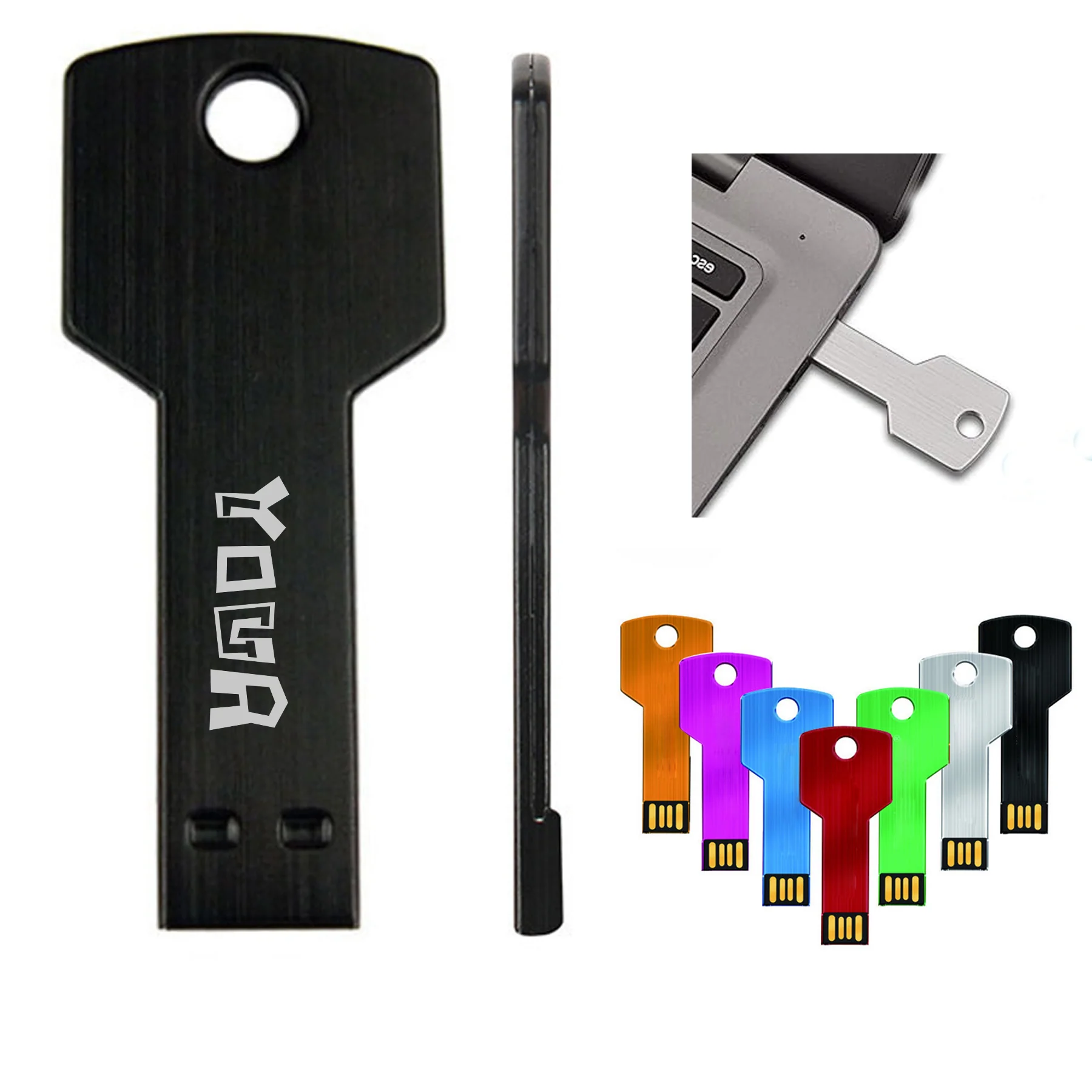 Metal Key Shaped Memory Stick USB Disk