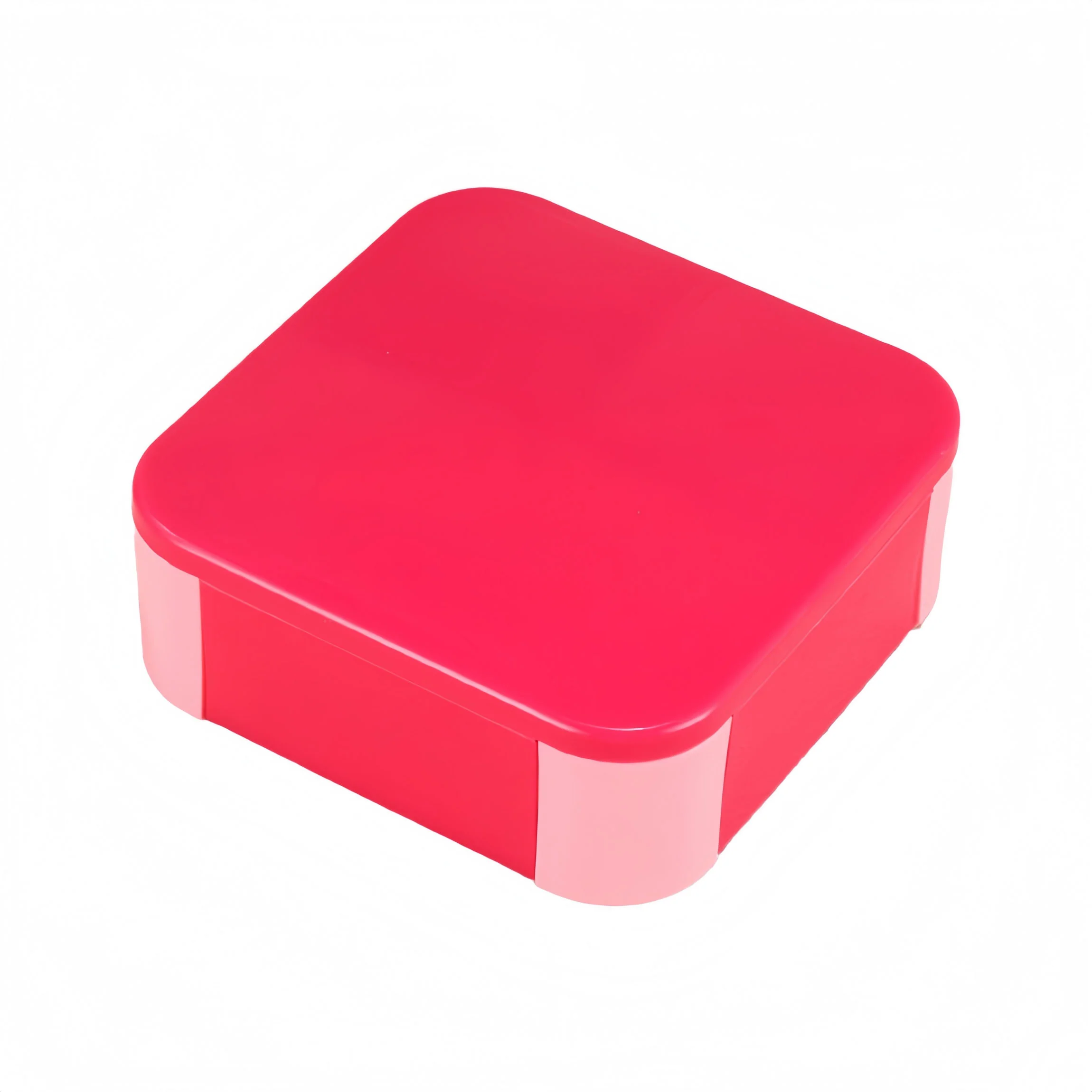 Flip-Top Sealed Three-Compartment Lunch Box
