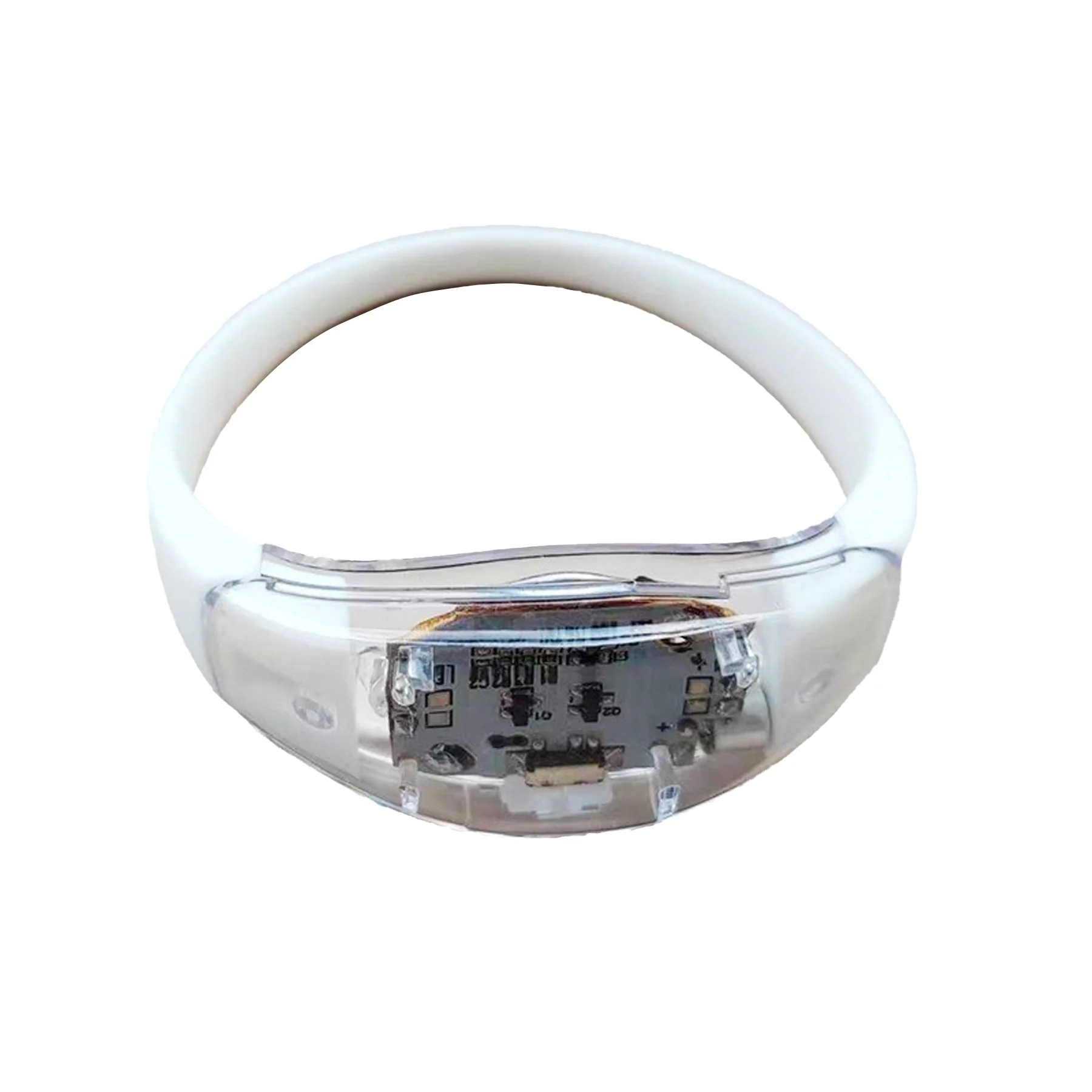 Abs Transparent Shell Silicone Luminous Bracelet