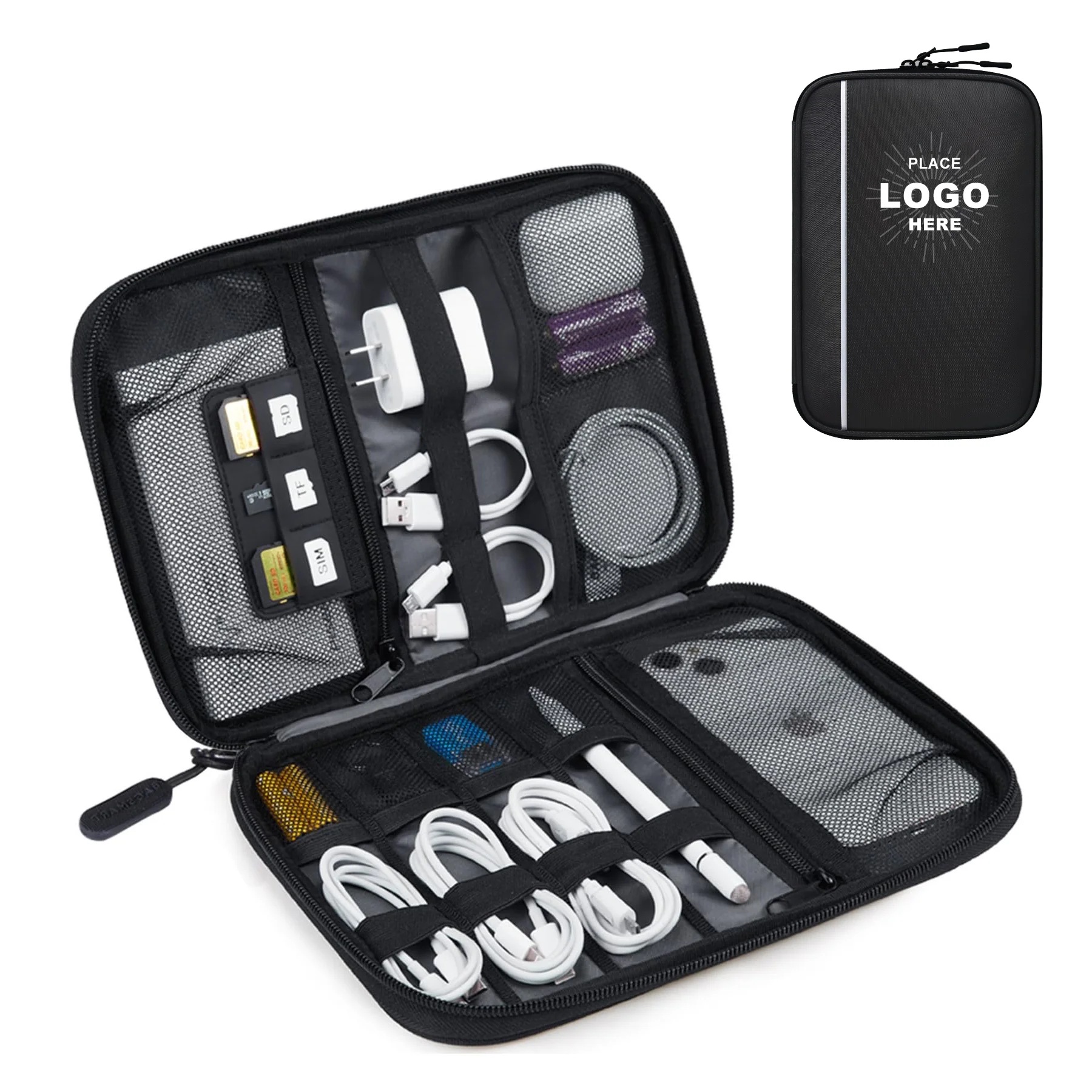 Electronics Travel Organizer Case