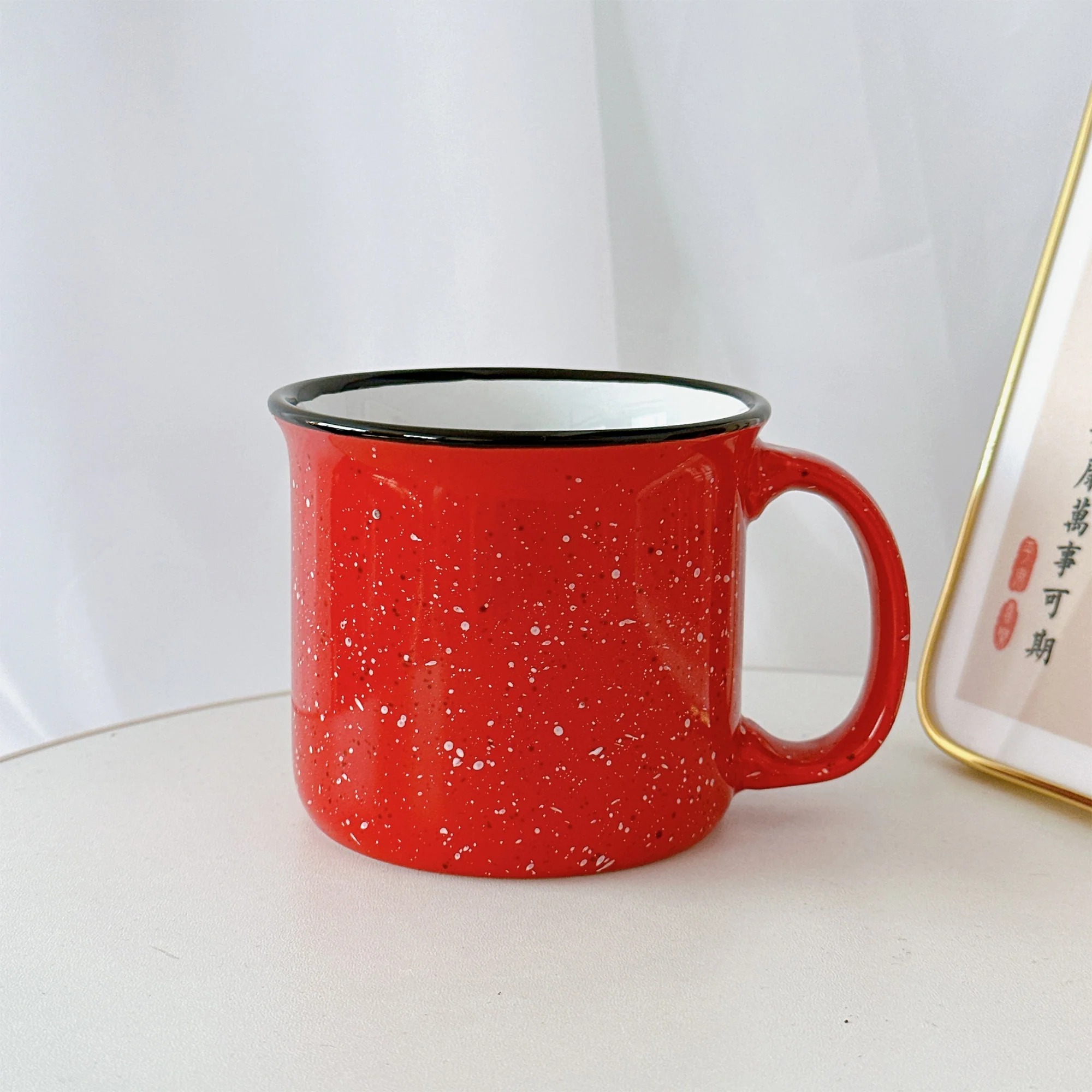 15oz Spotted Ceramic Mug