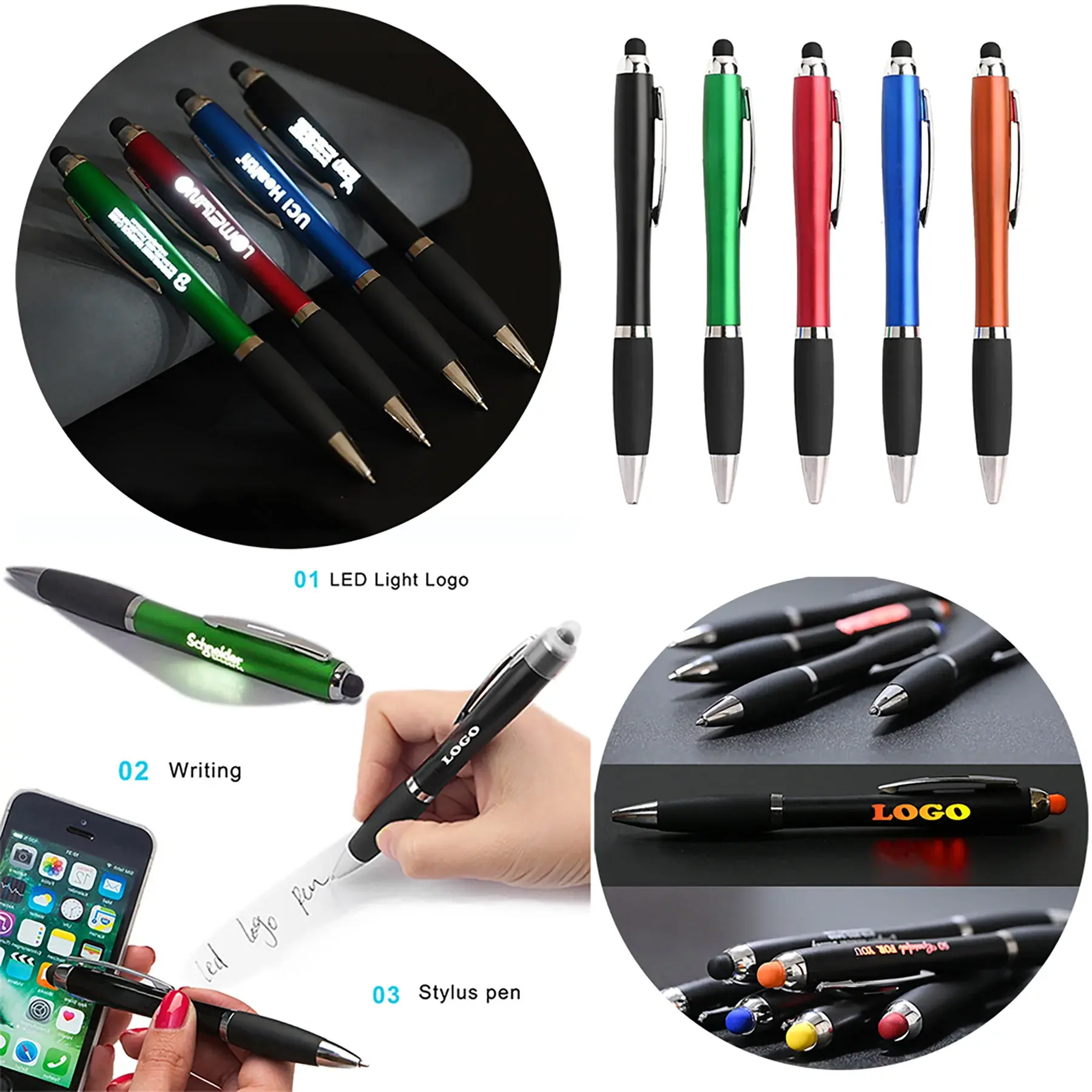 Light Up Logo Stylus Pen