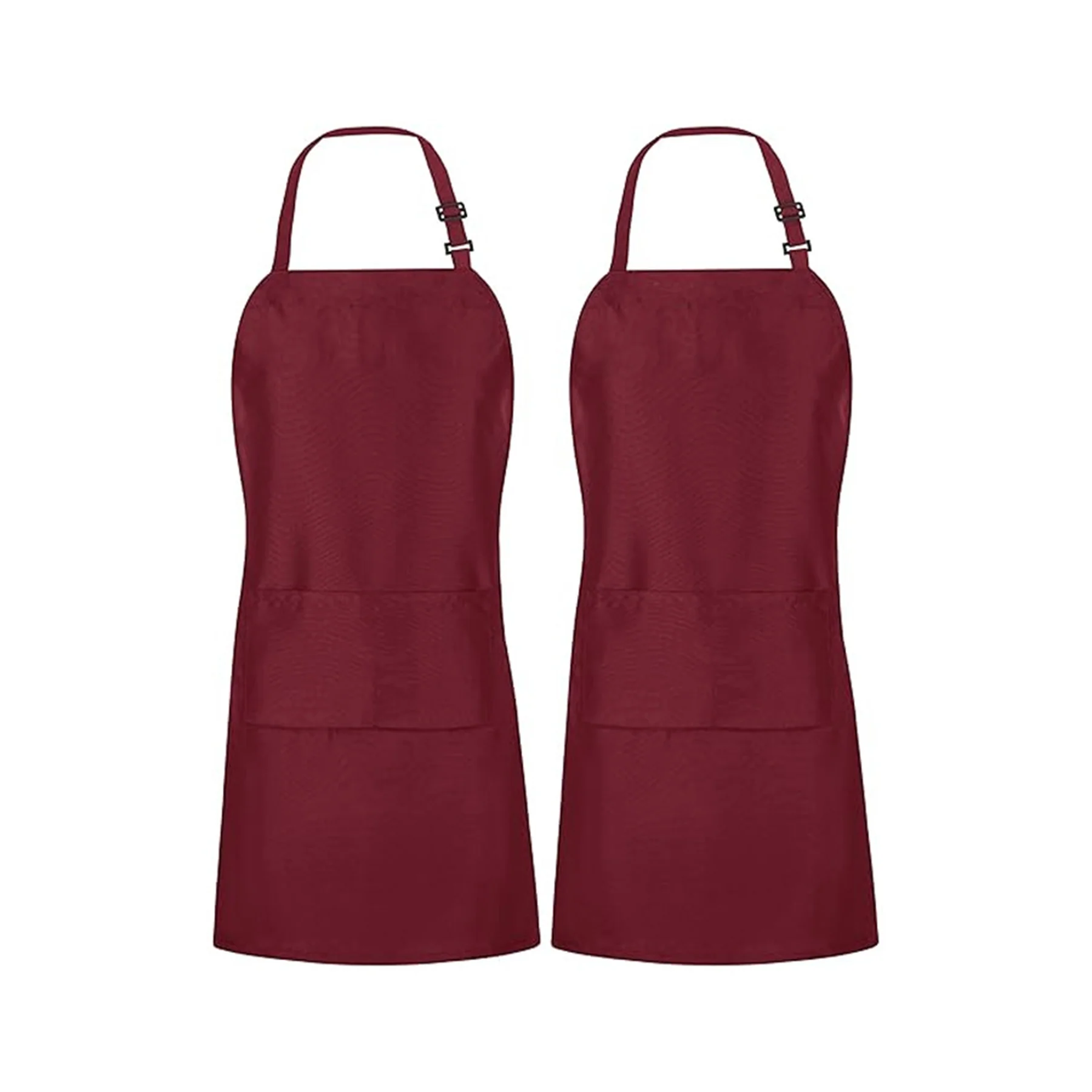 Adjustable Bib Aprons With 2 Pockets