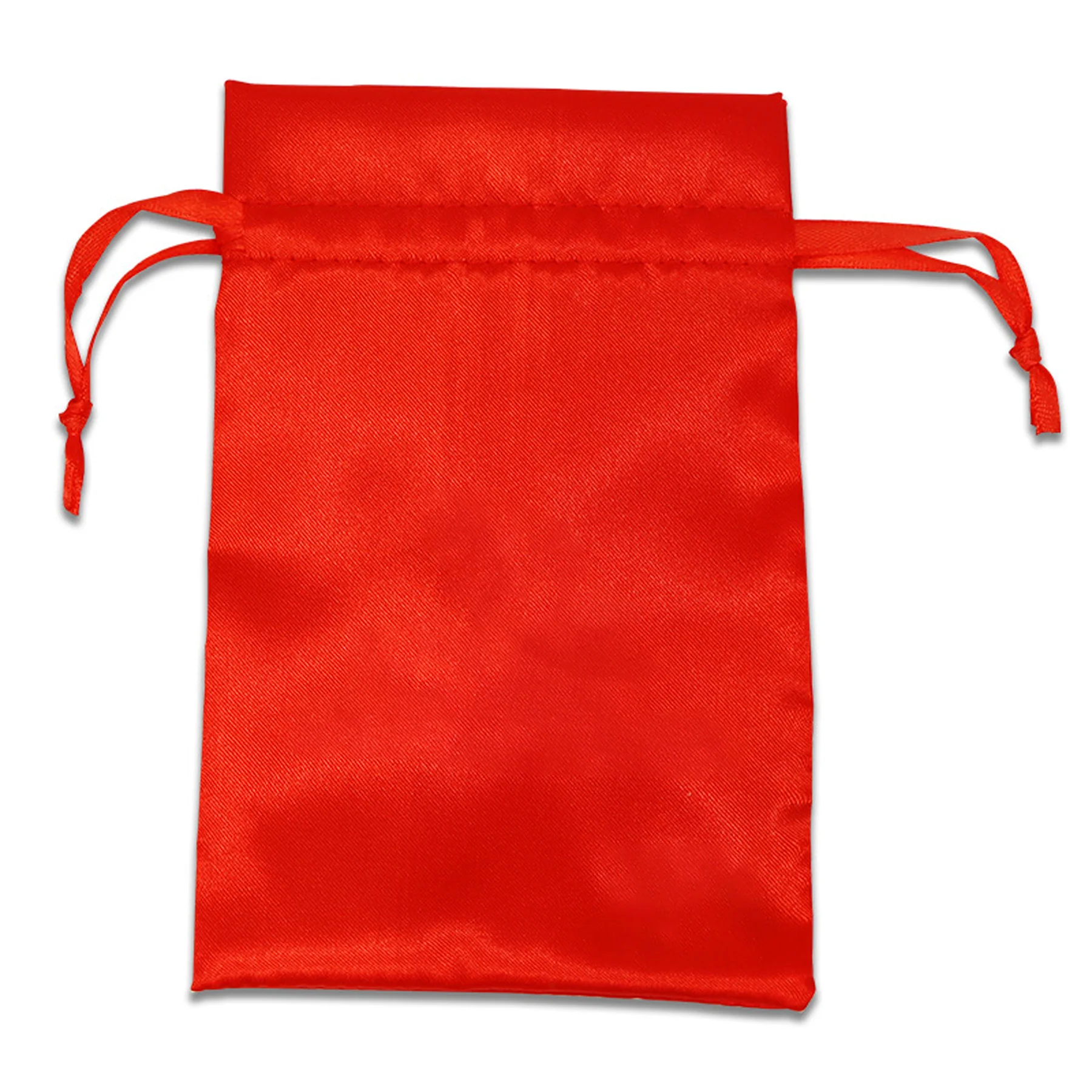 Smooth Satin Drawstring Pocket