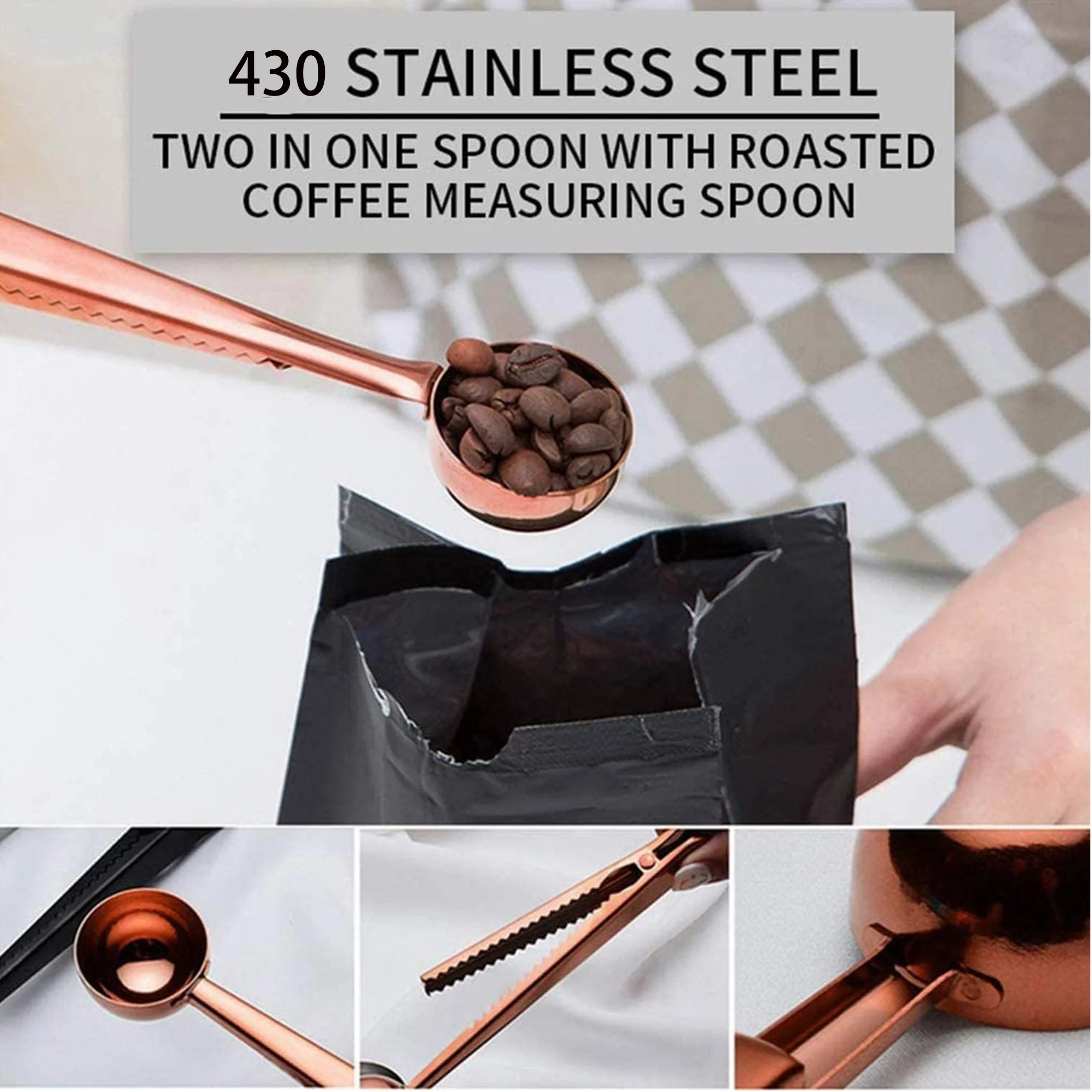 Coffee Scoop with Bag Clip