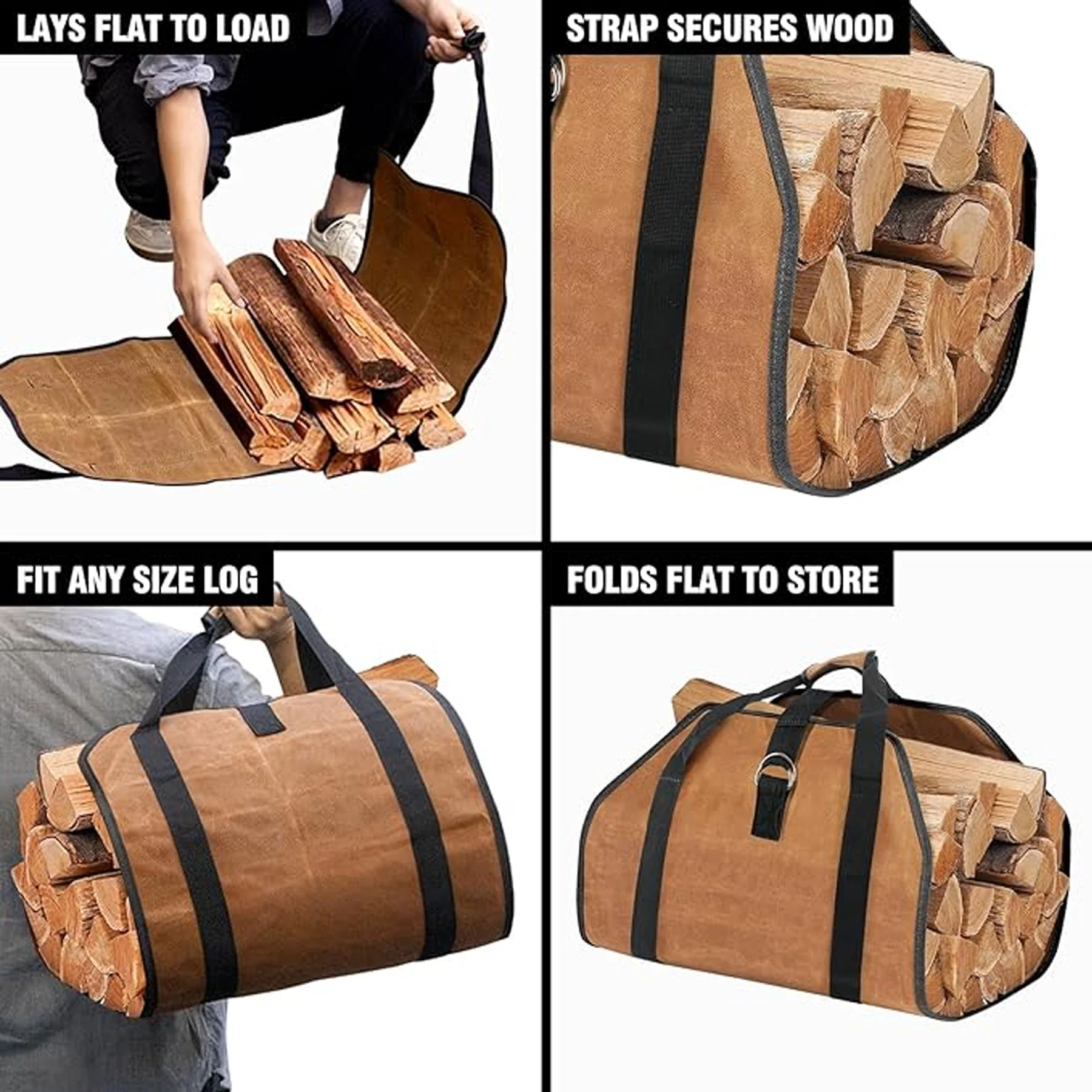 Firewood Carrier Bag