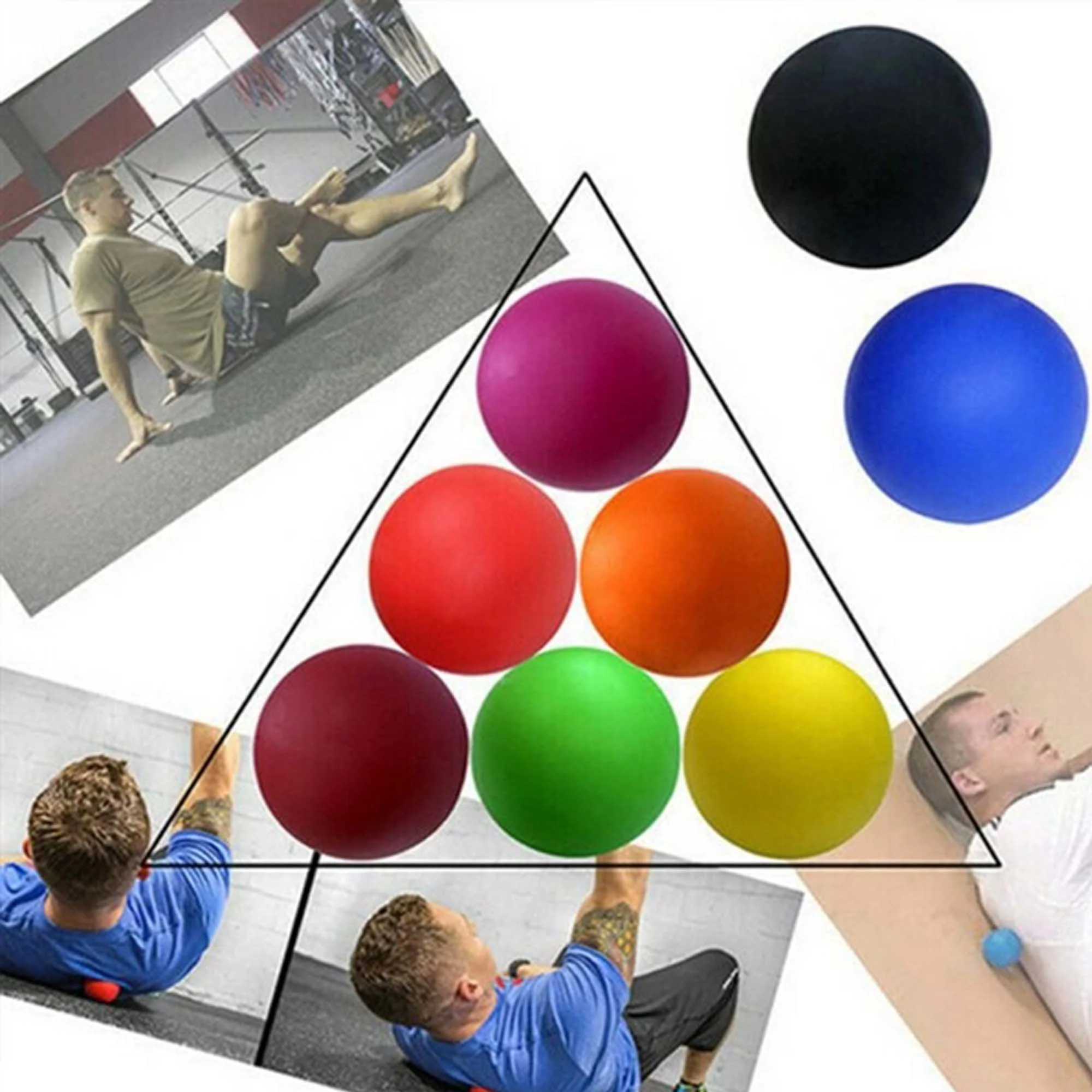 Yoga Silicone Massage Lacrosse Balls