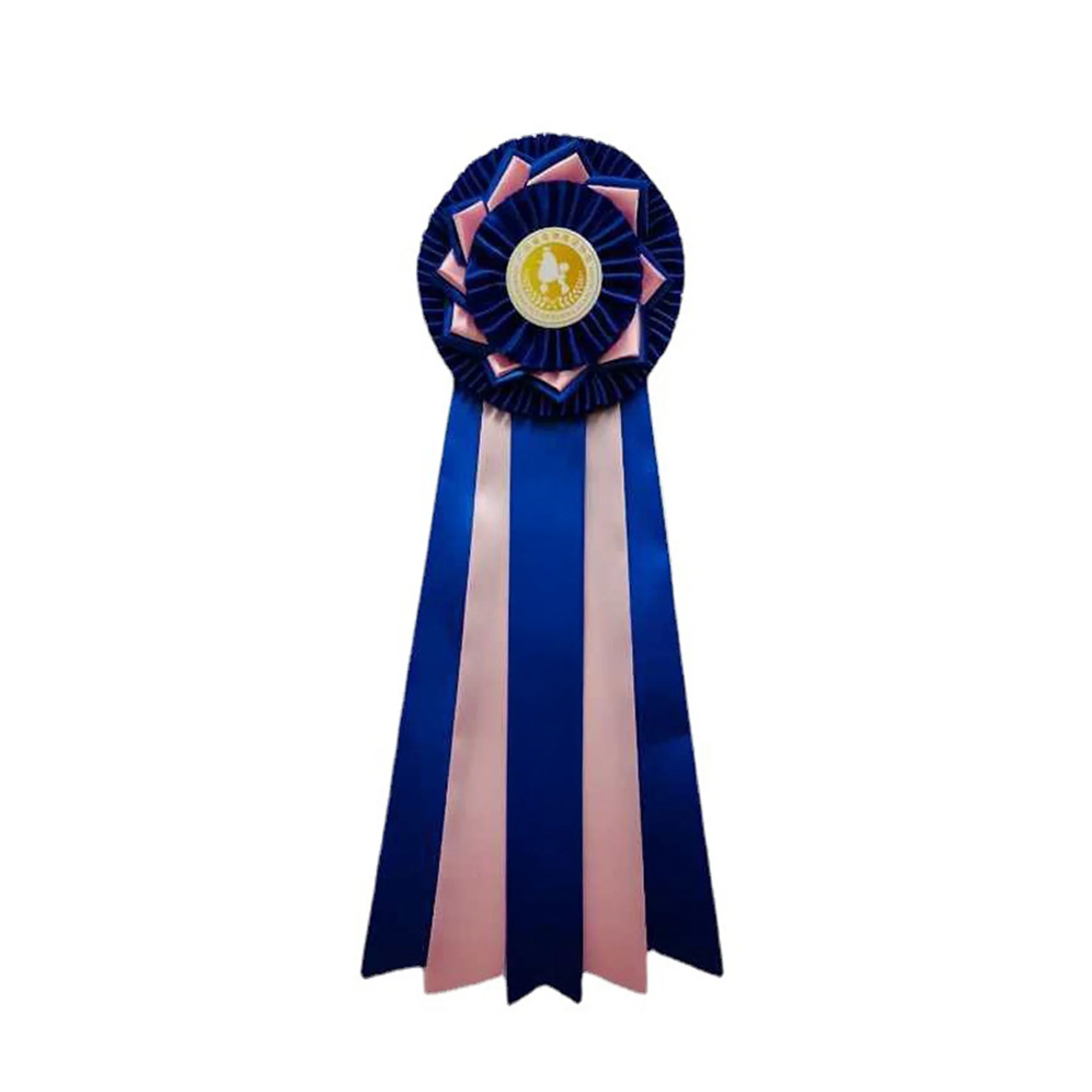 Award Ribbon Medals With Badge For Recognition