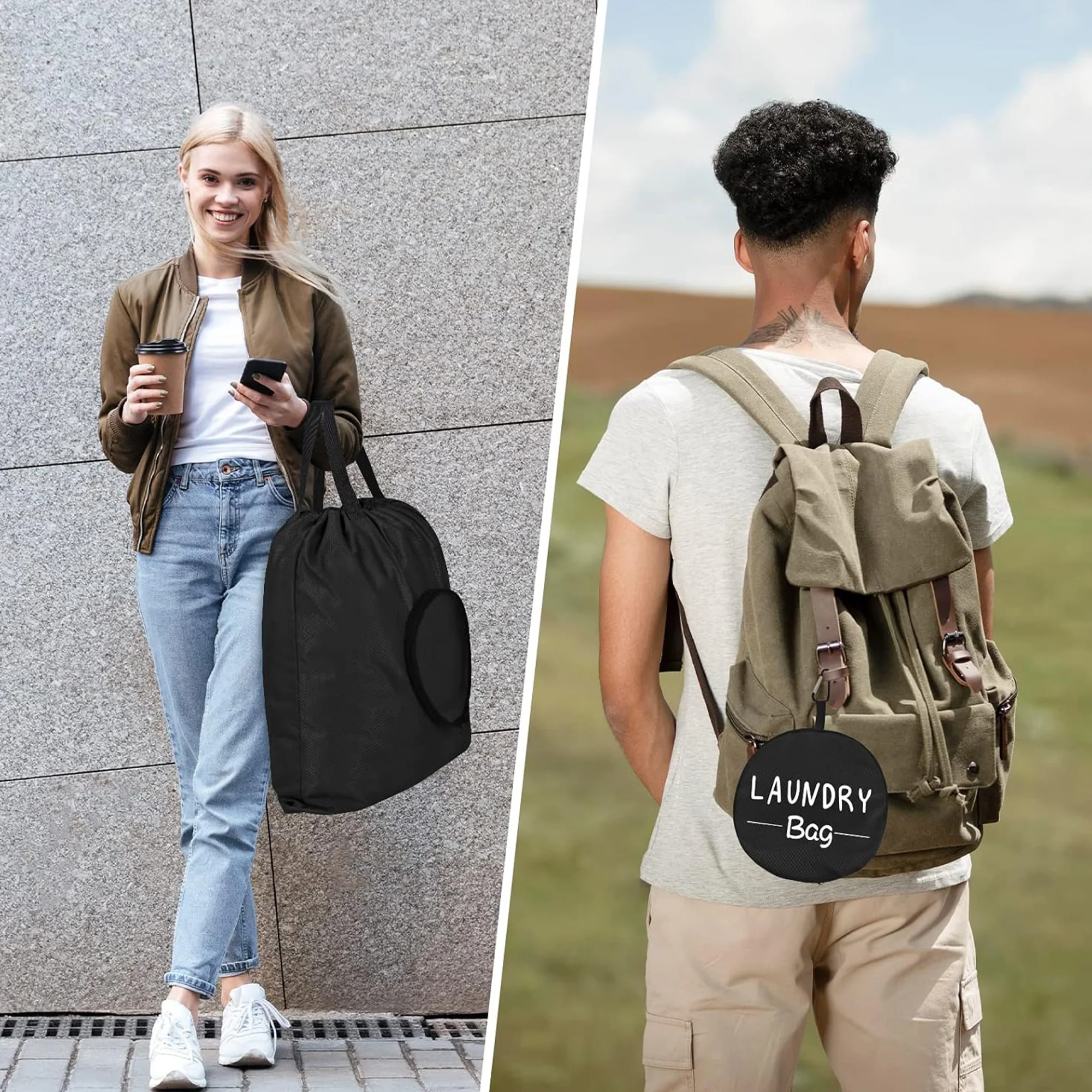 Foldable Travel Laundry Bag